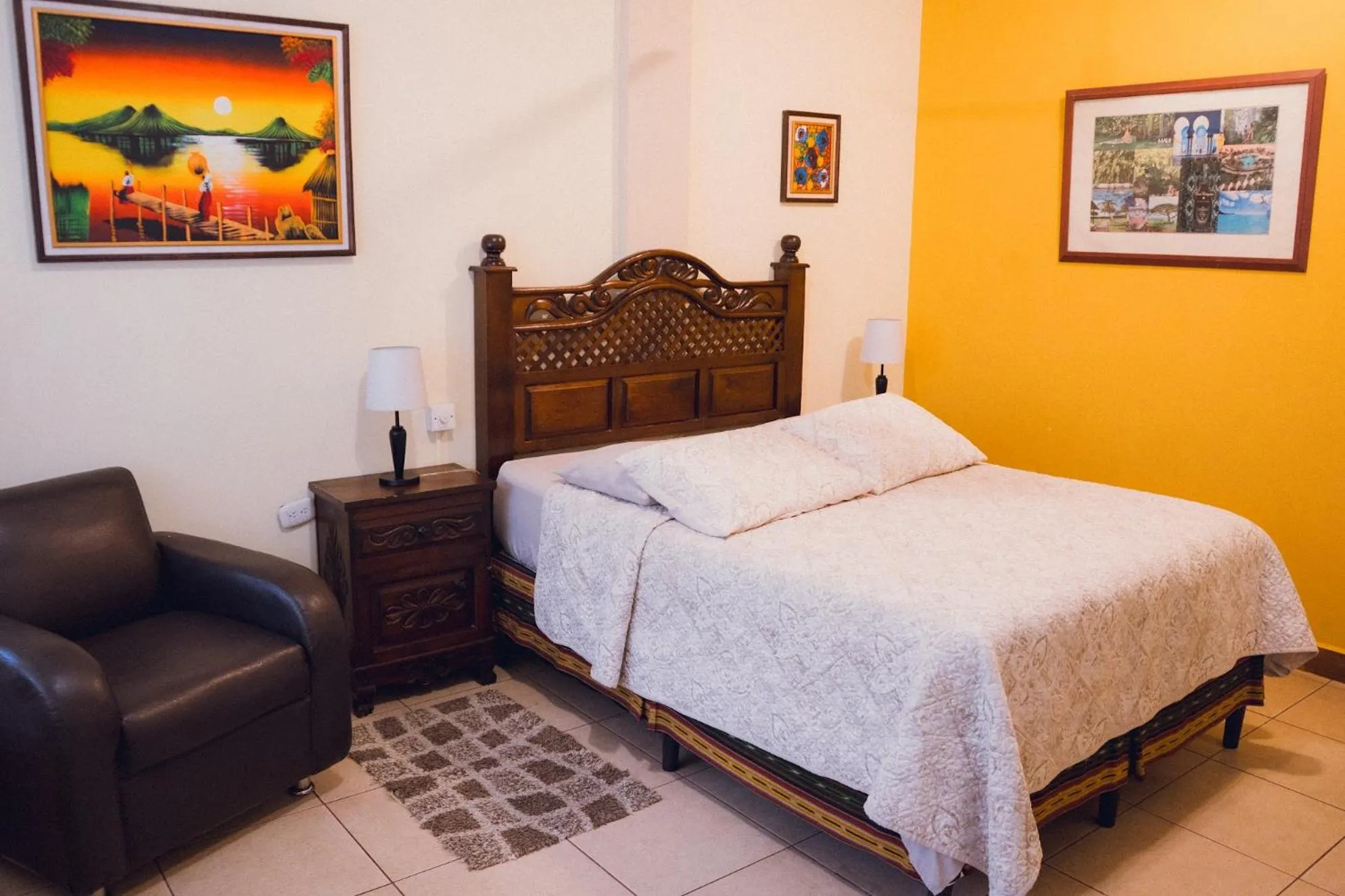 Bed in Hotel-Villas JABEL TINAMIT