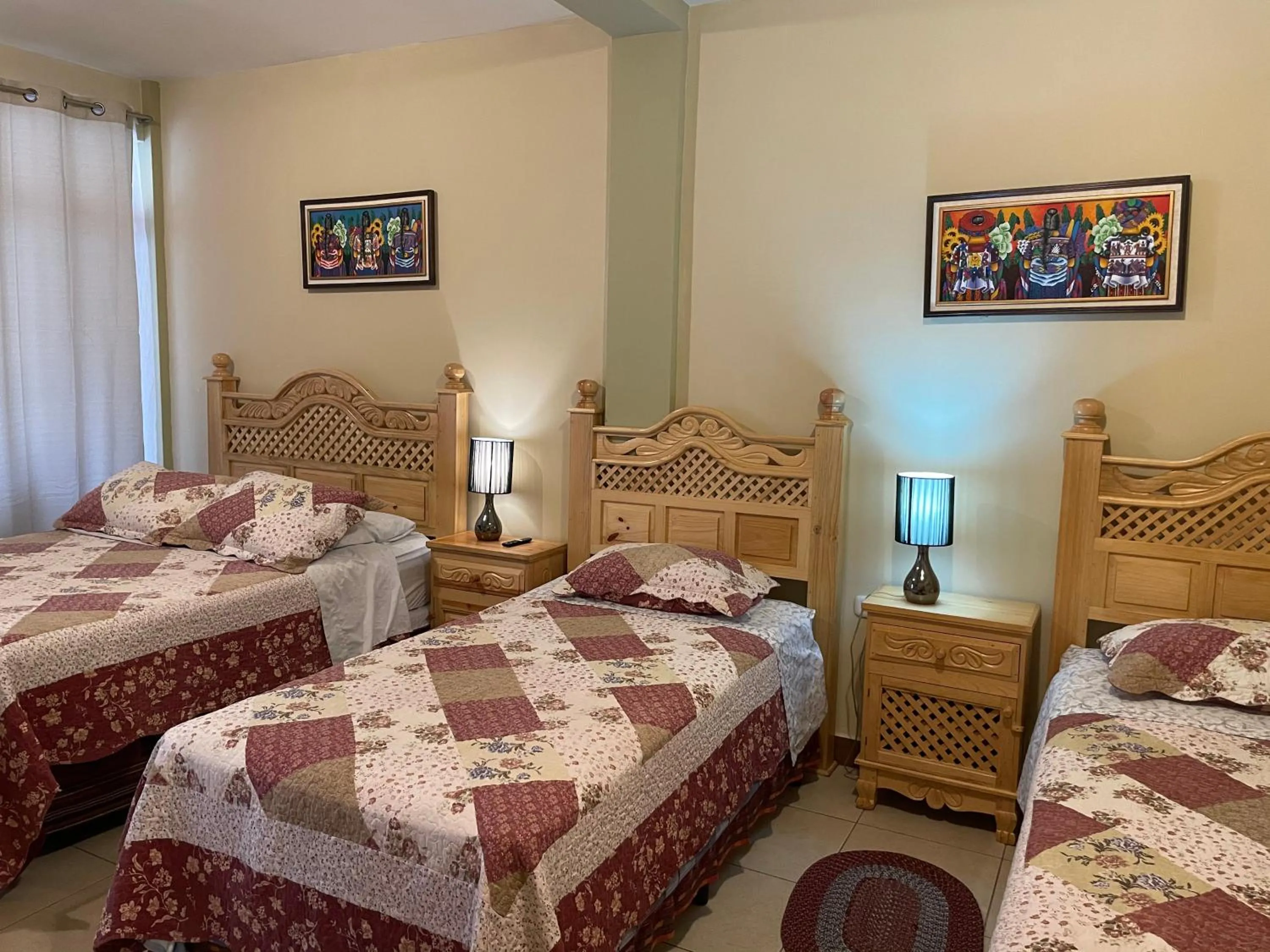Bed in Hotel-Villas JABEL TINAMIT