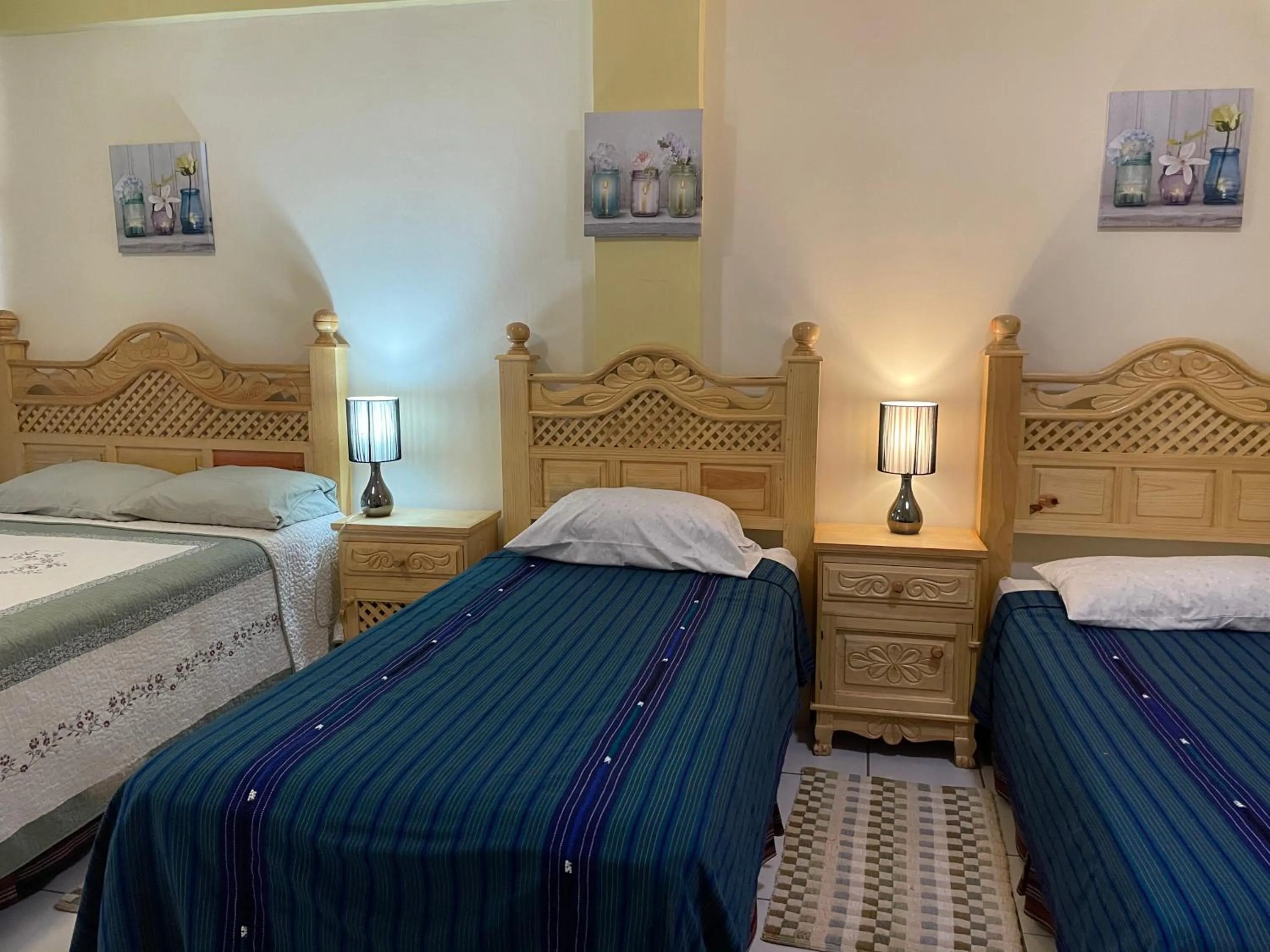 Bed in Hotel-Villas JABEL TINAMIT