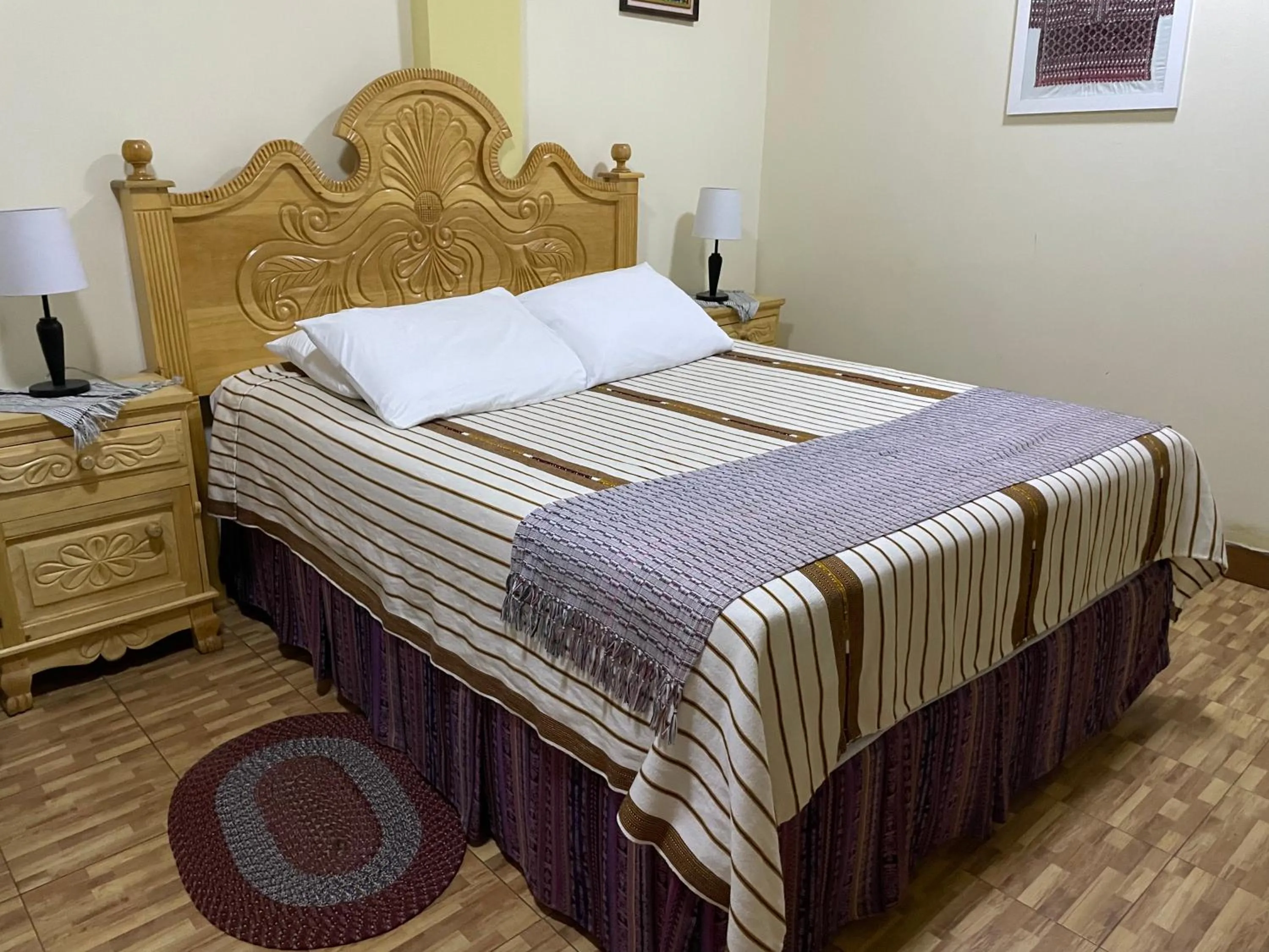 Bed in Hotel-Villas JABEL TINAMIT