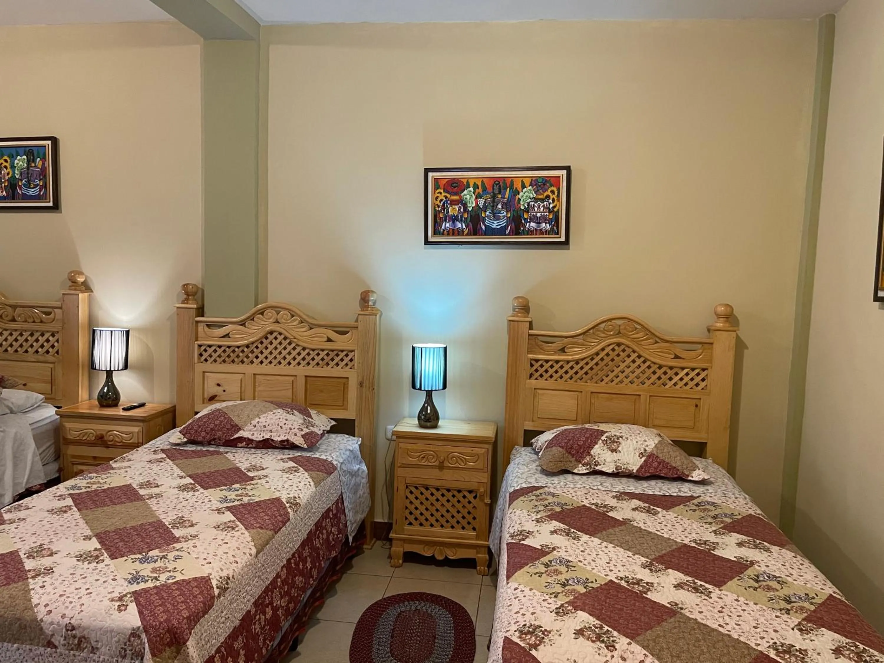 Bed in Hotel-Villas JABEL TINAMIT