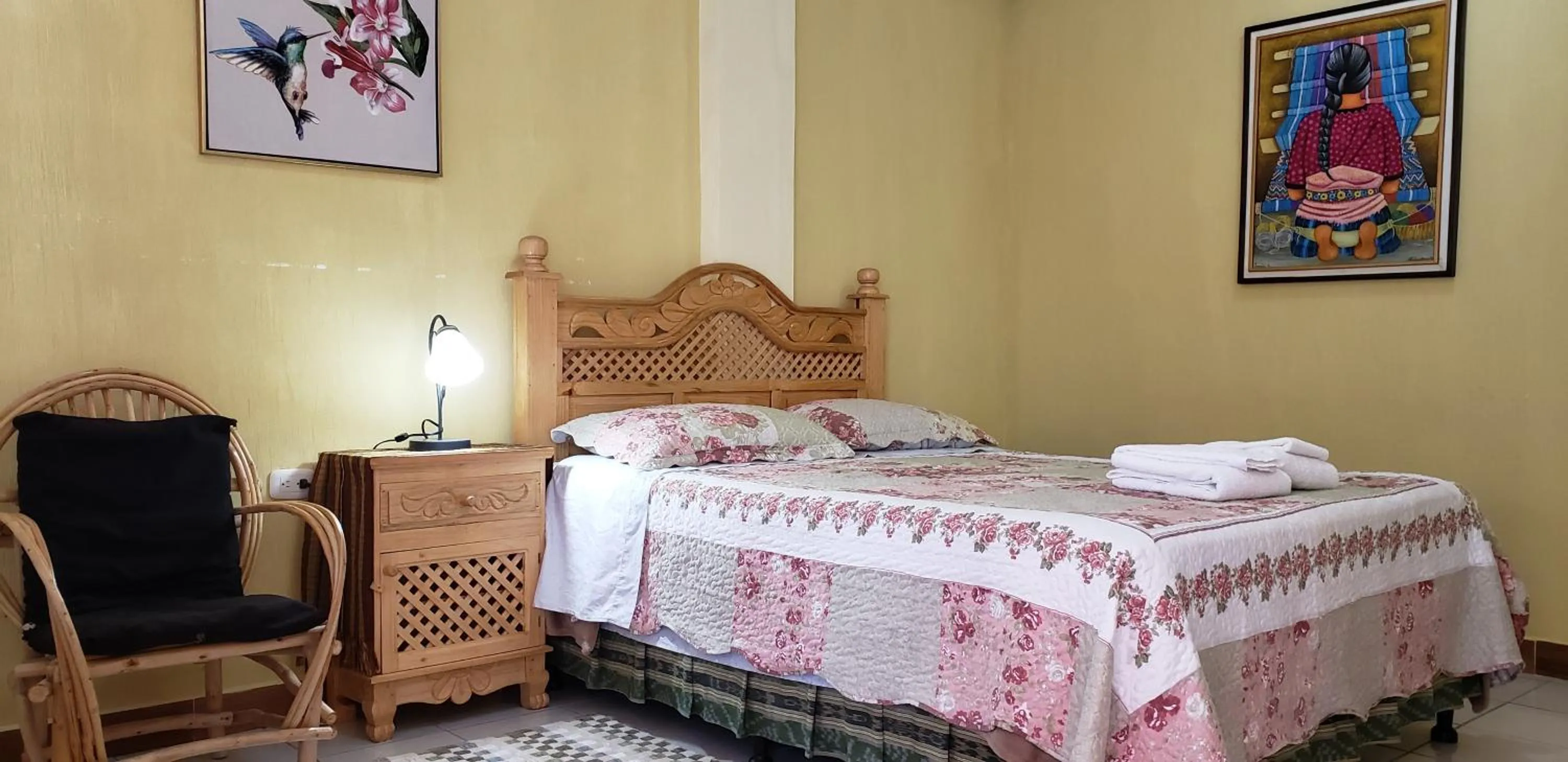 Bed in Hotel-Villas JABEL TINAMIT