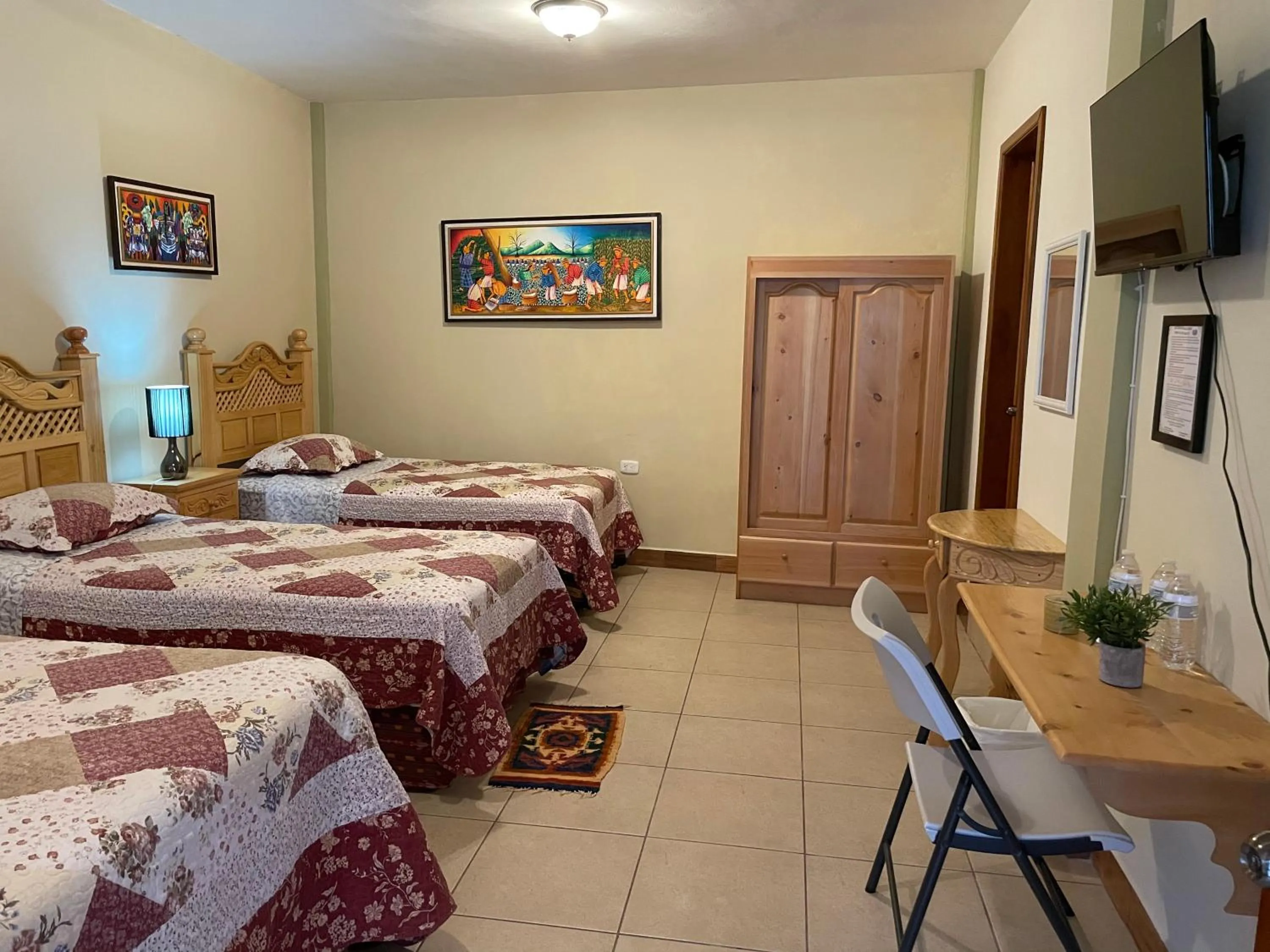Bed in Hotel-Villas JABEL TINAMIT