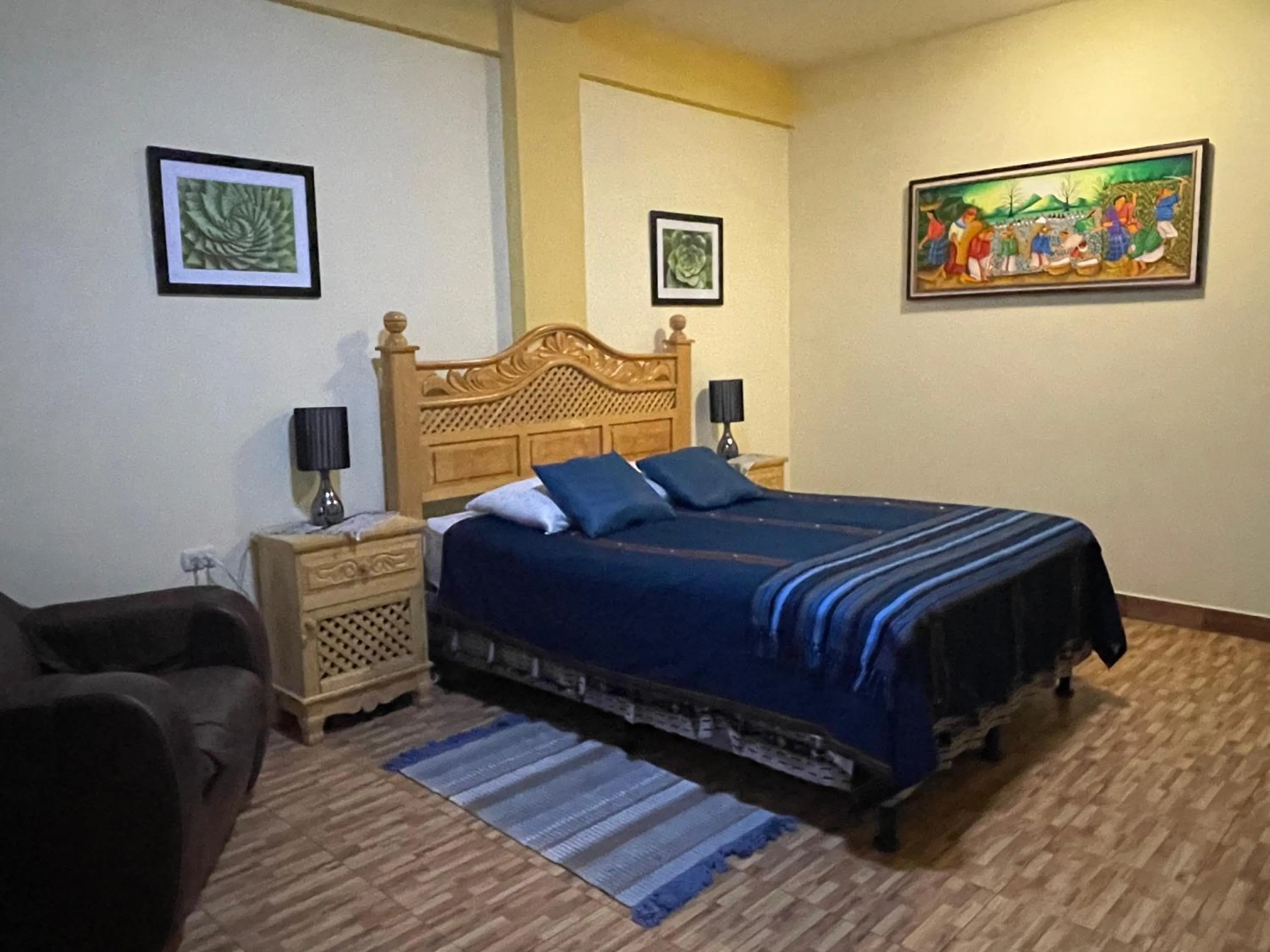 Bed in Hotel-Villas JABEL TINAMIT