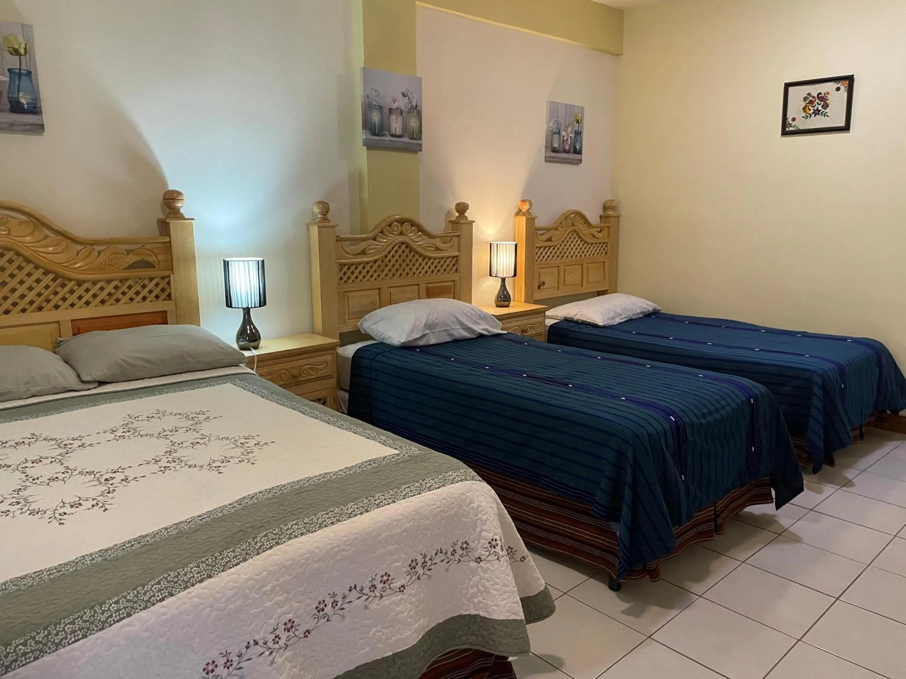Bed in Hotel-Villas JABEL TINAMIT