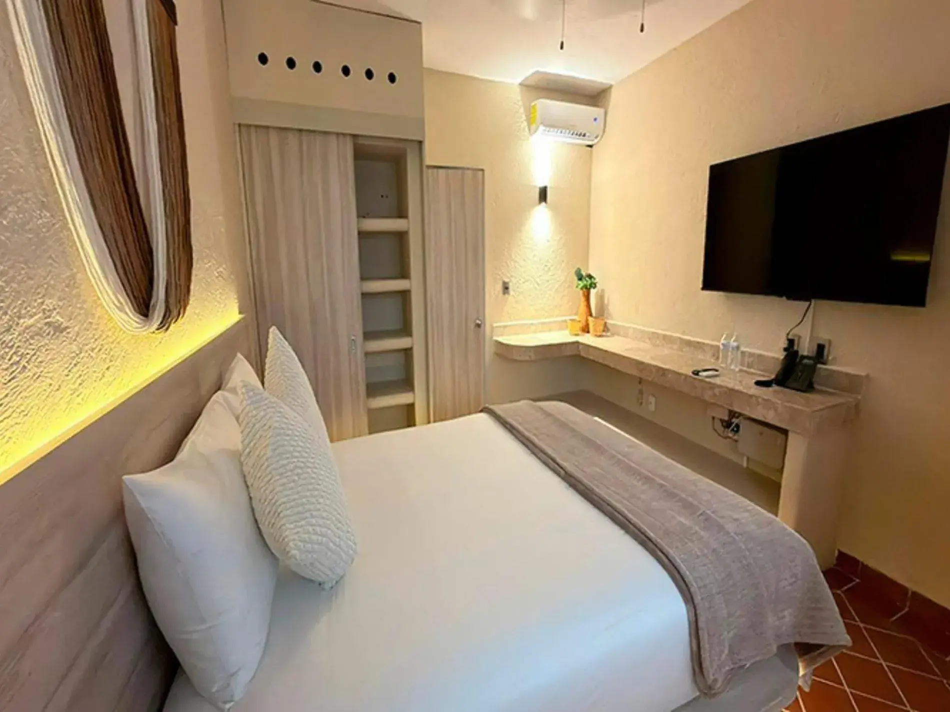 Bedroom, Bed in Quinta Nina Playa del Carmen - Solo Adultos Bedroom, Bed in Quinta Nina Playa del Carmen - Solo Adultos