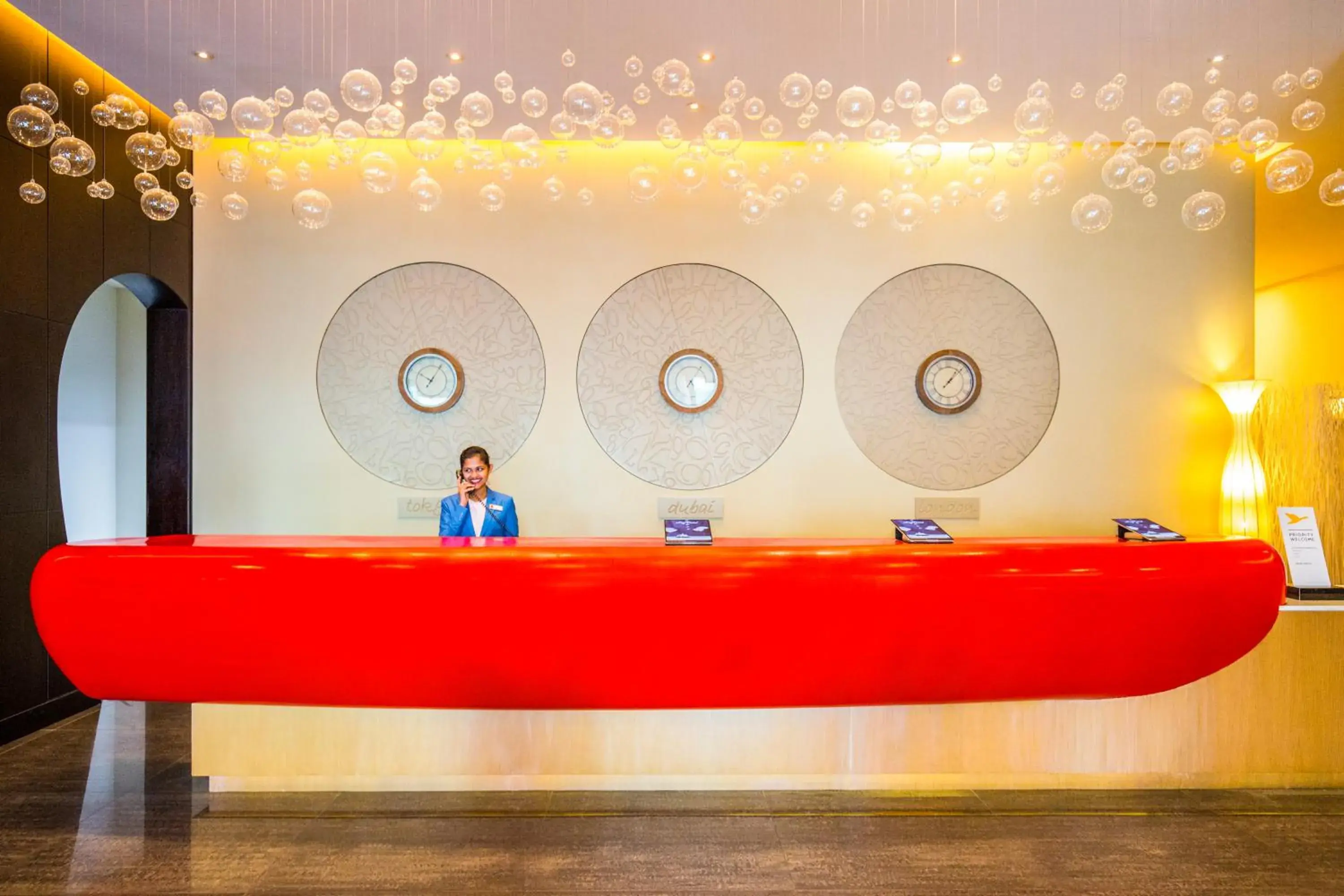 Lobby or reception in ibis Mall Avenue Dubai Lobby or reception in ibis Mall Avenue Dubai