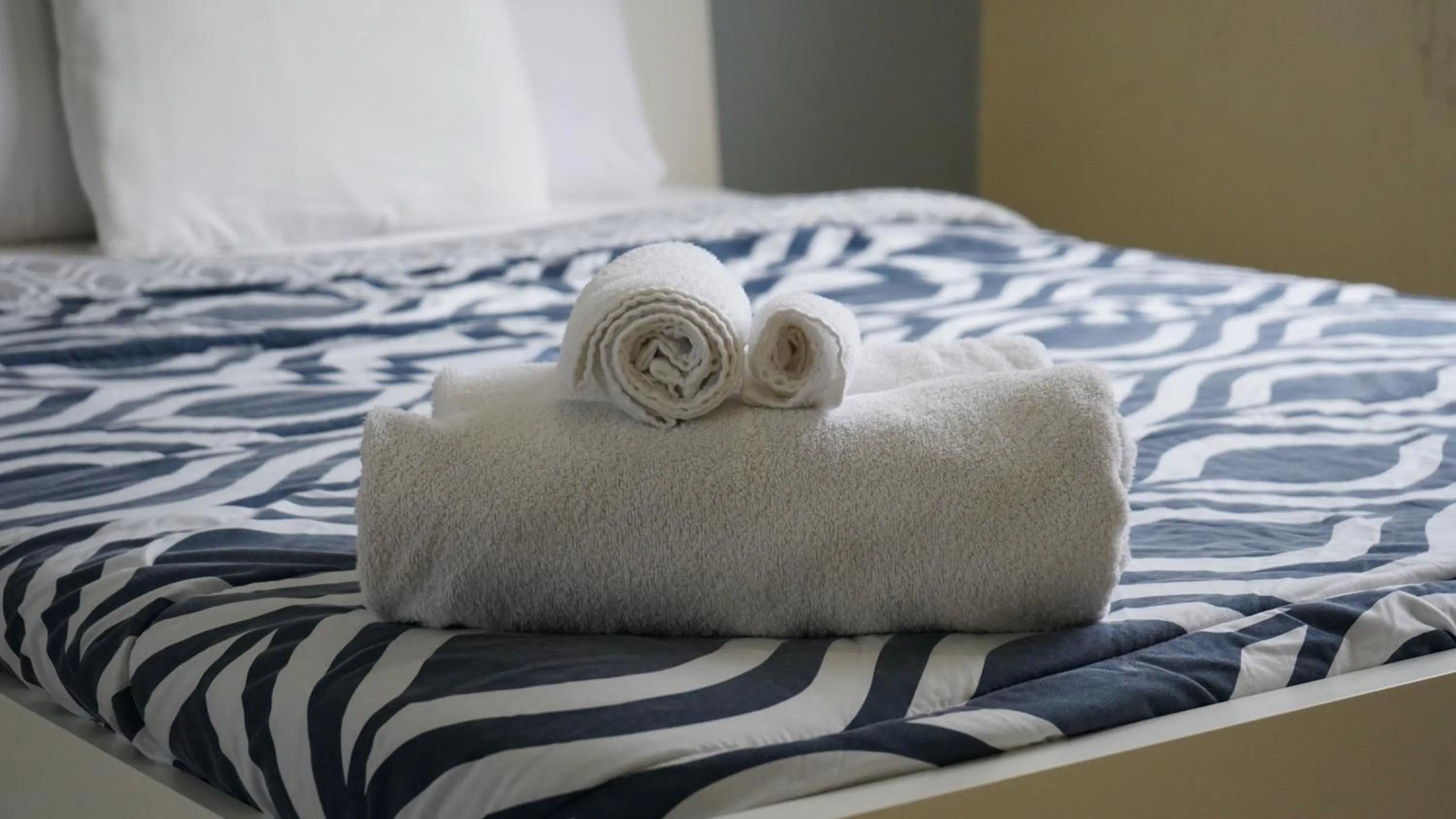 Decorative detail, Bed in The Pelican Poshtel