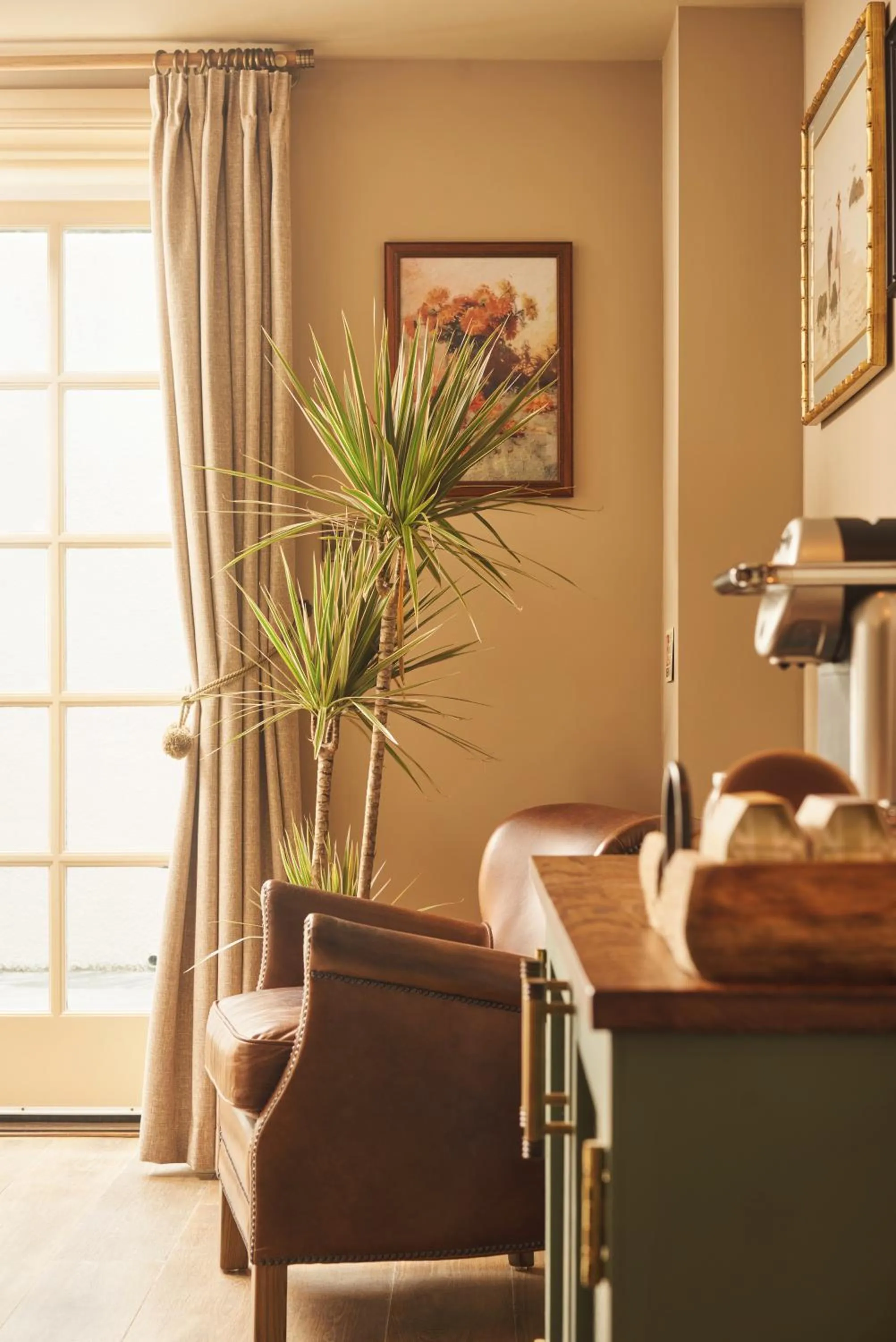 Seating area in The Rising Sun