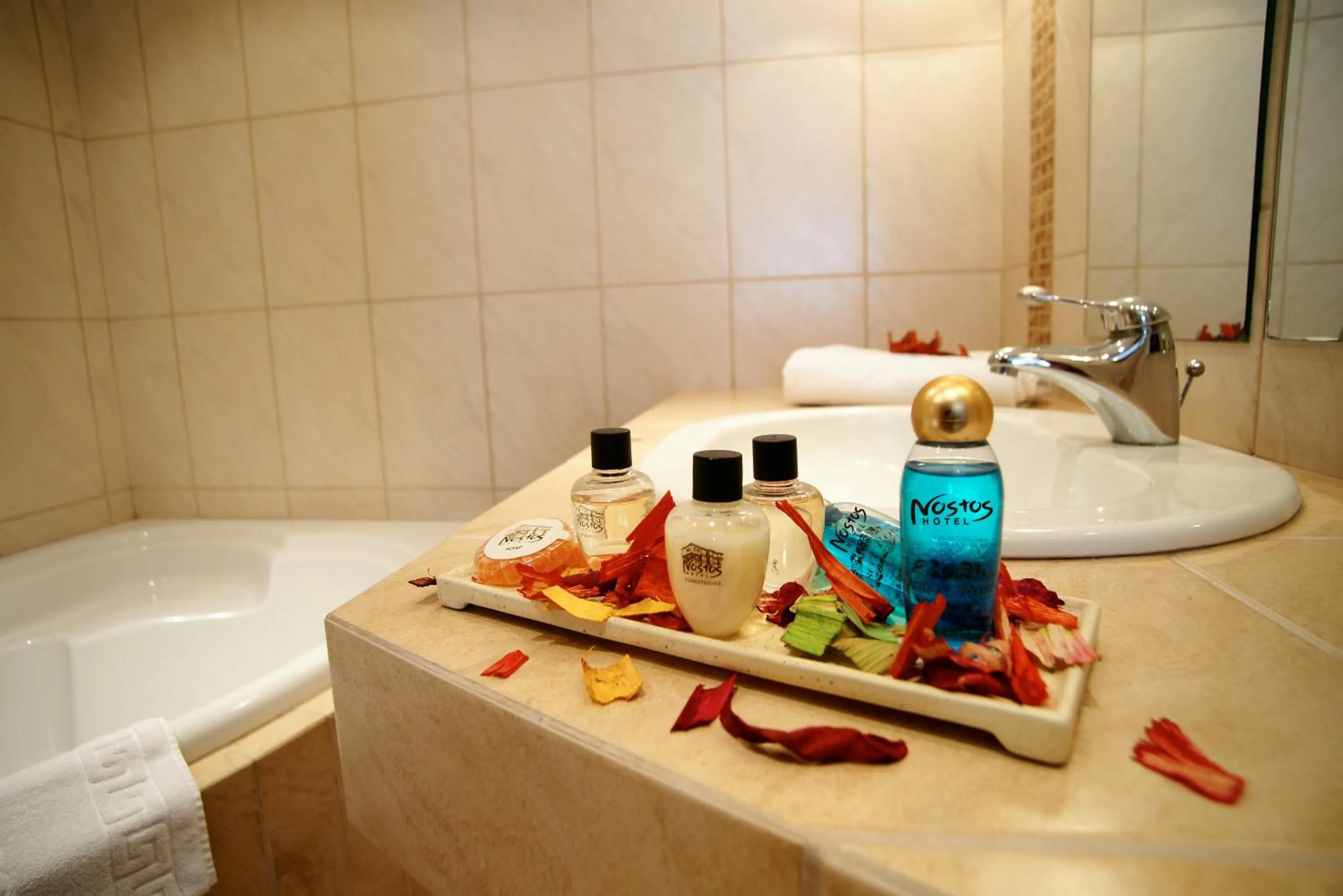 Bathroom in Hotel Nostos Kastoria