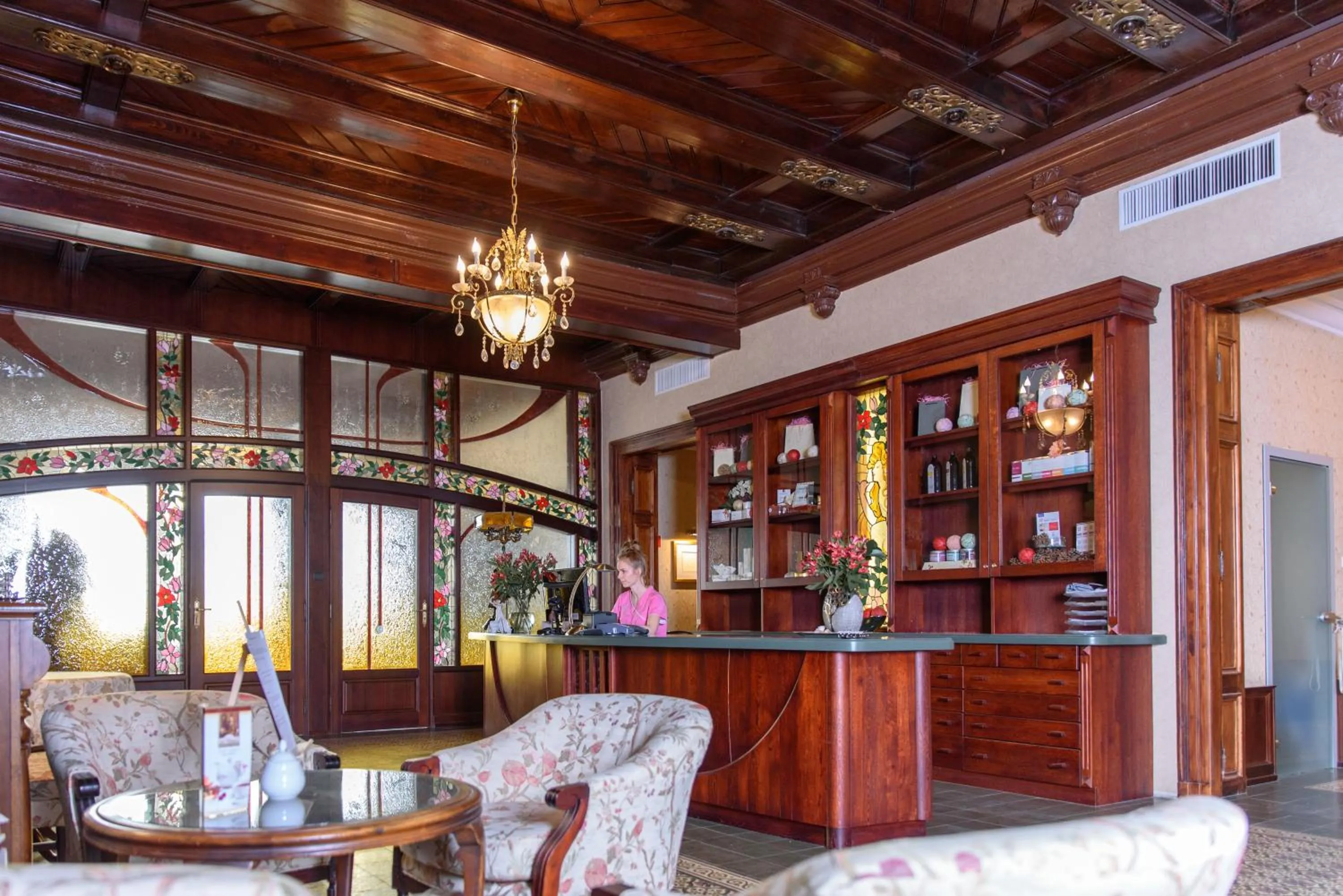 Lobby or reception in Pałac Bielawa