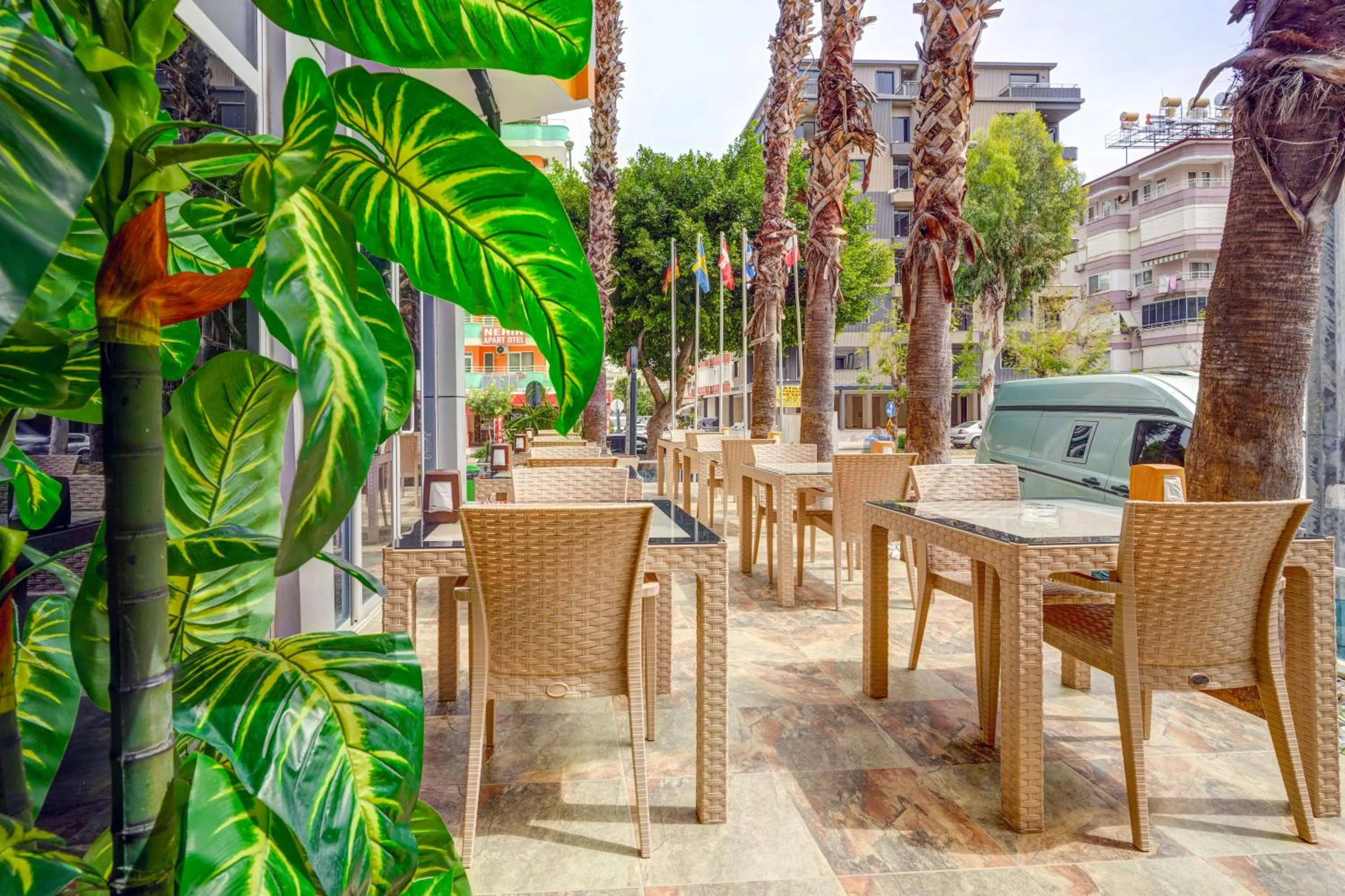 Patio in Kleopatra Arsi Hotel