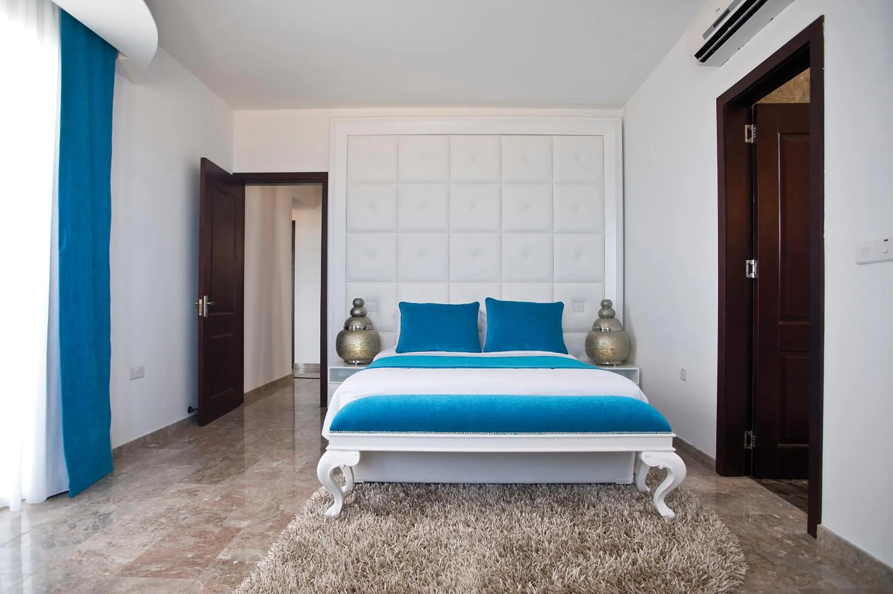 Bed in Althea Kalamies Luxury Villas