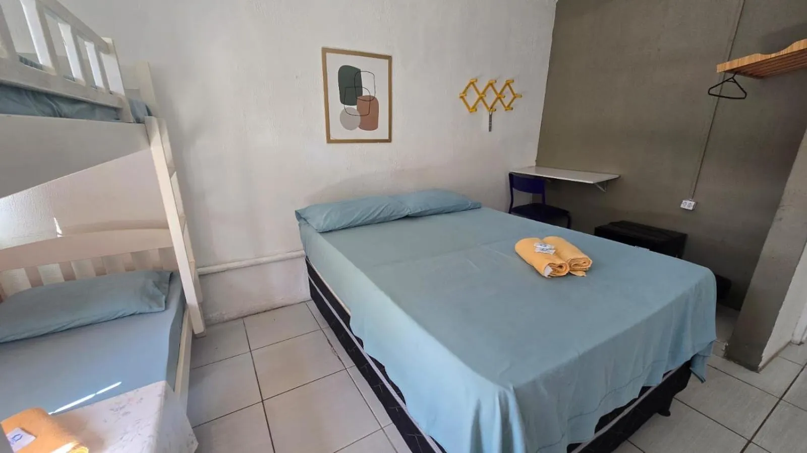 Bed in Casa da Esquina Pousada