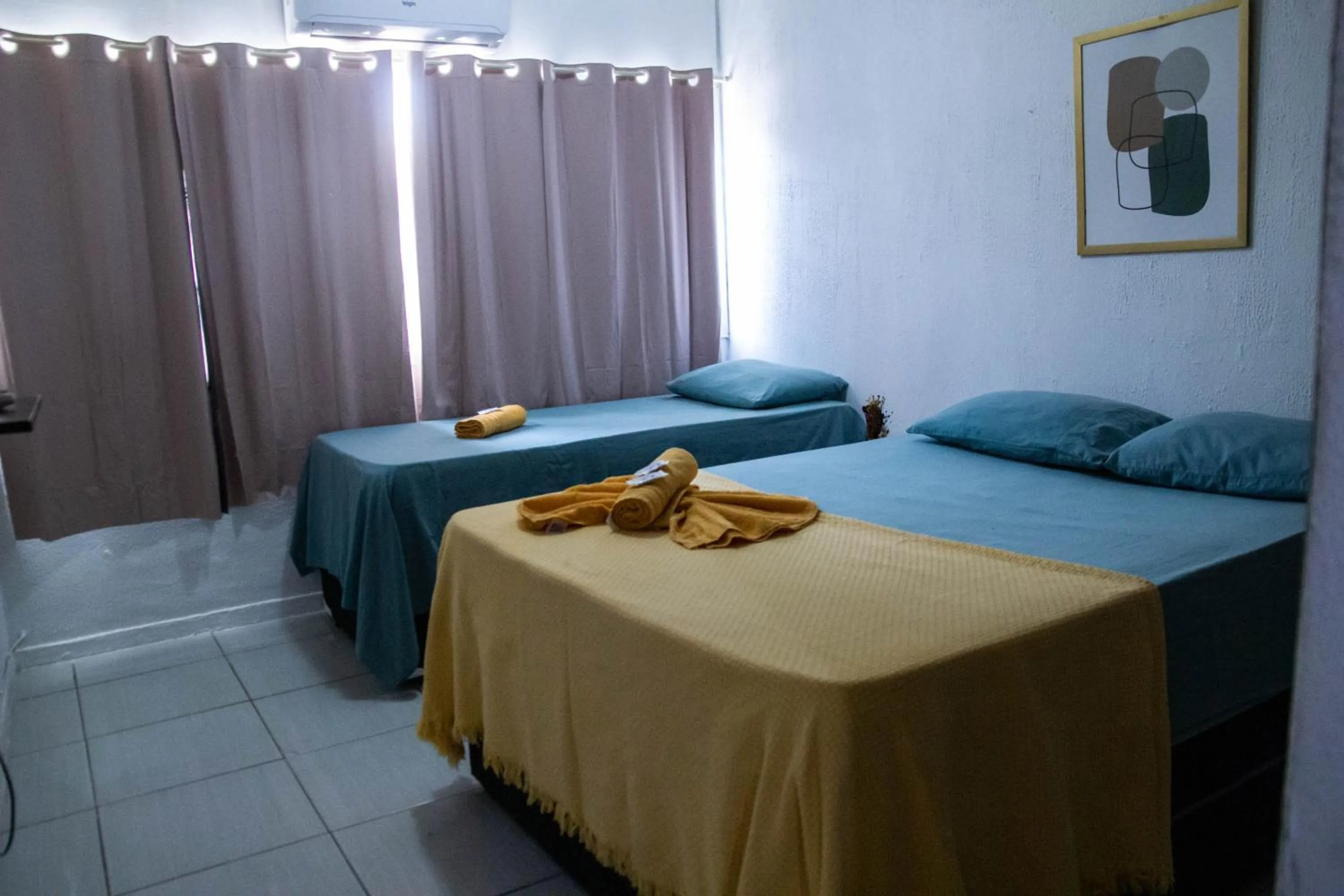 Bed in Casa da Esquina Pousada