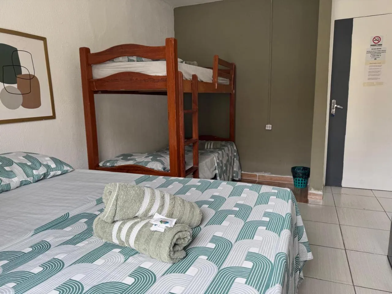 Bed in Casa da Esquina Pousada