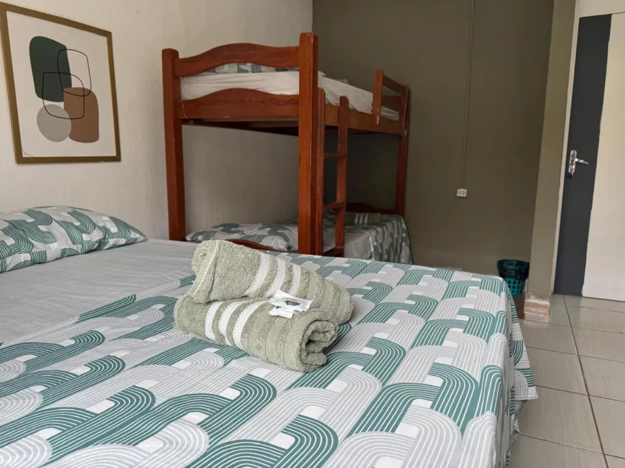 Bed in Casa da Esquina Pousada