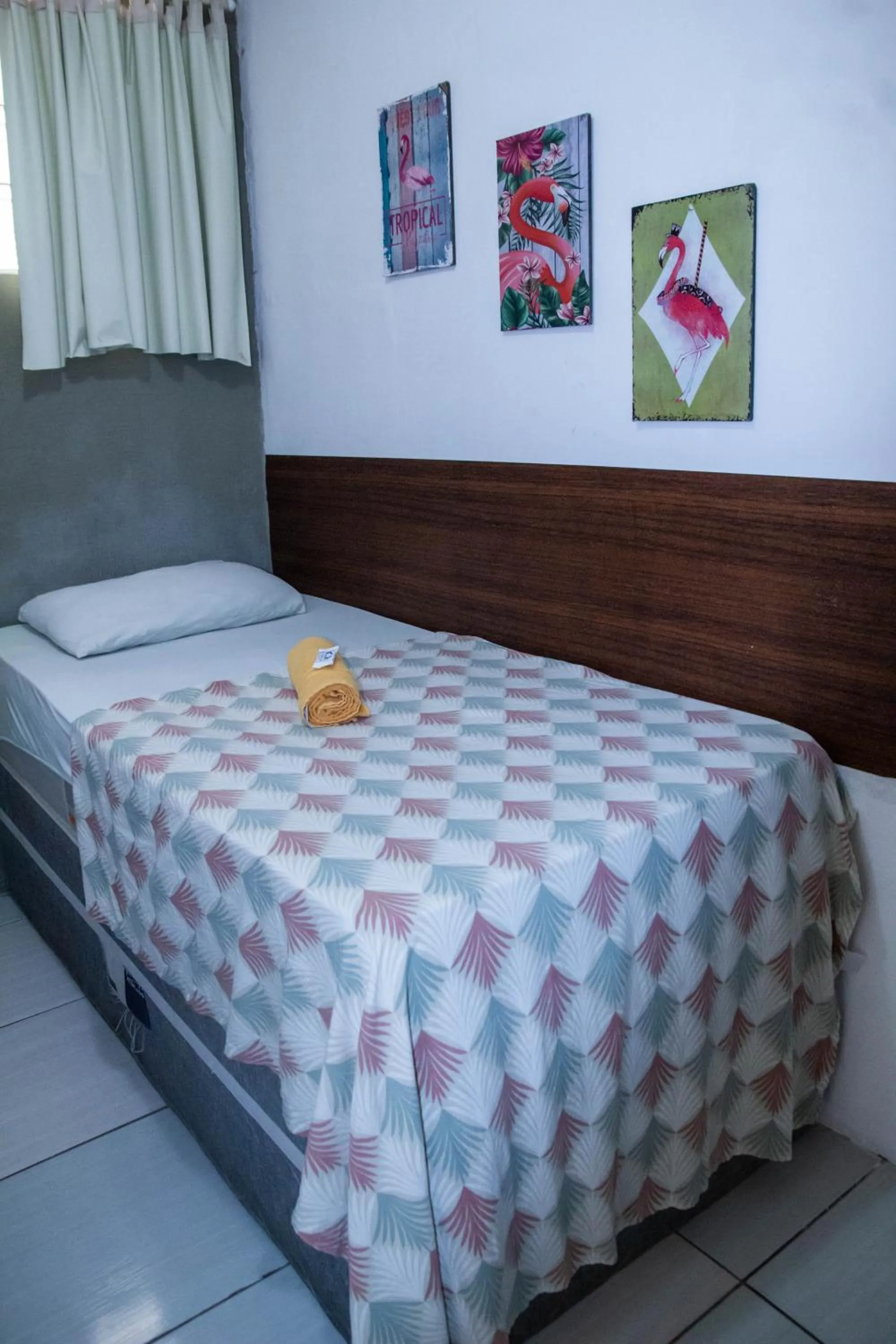 Bed in Casa da Esquina Pousada