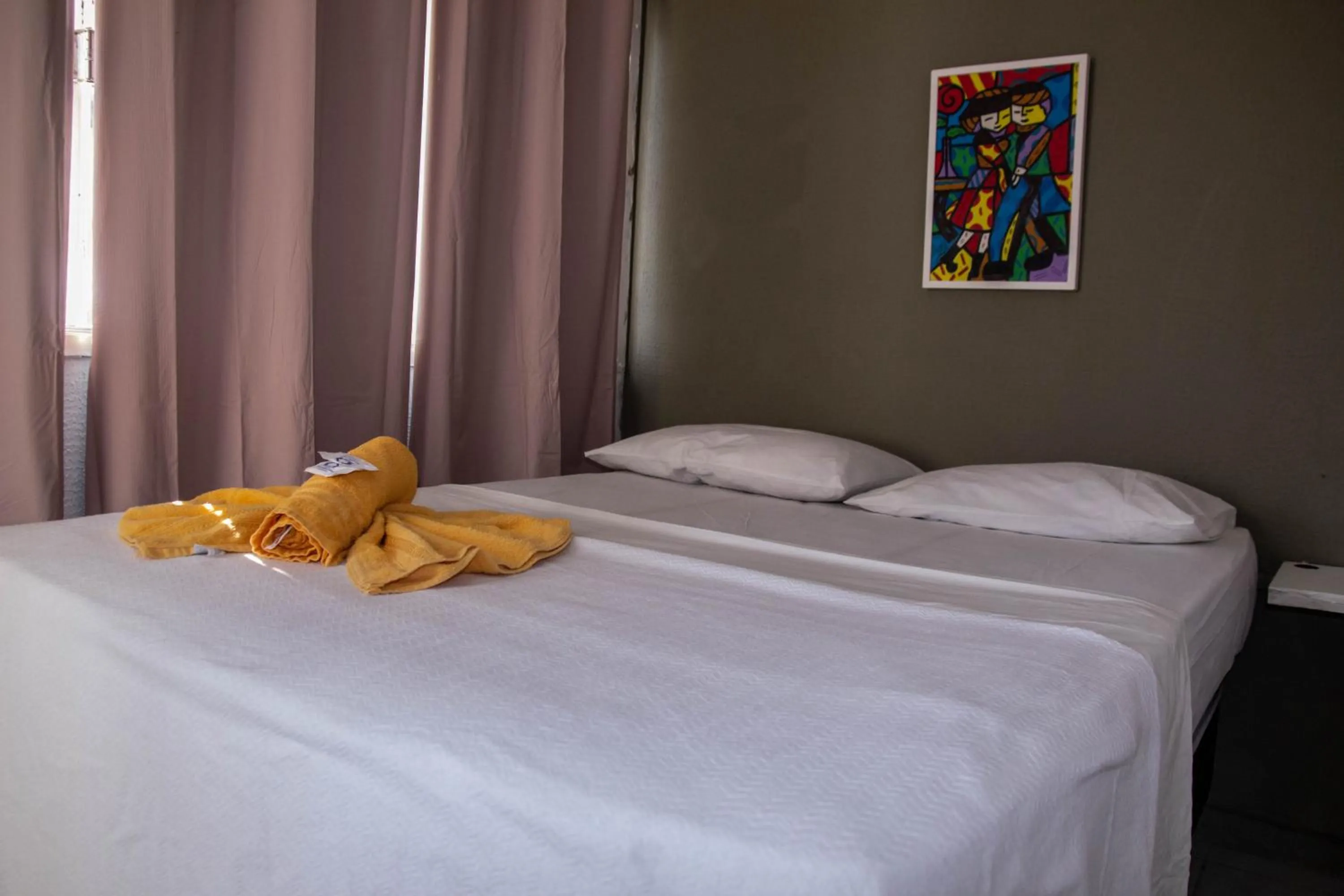 Bed in Casa da Esquina Pousada