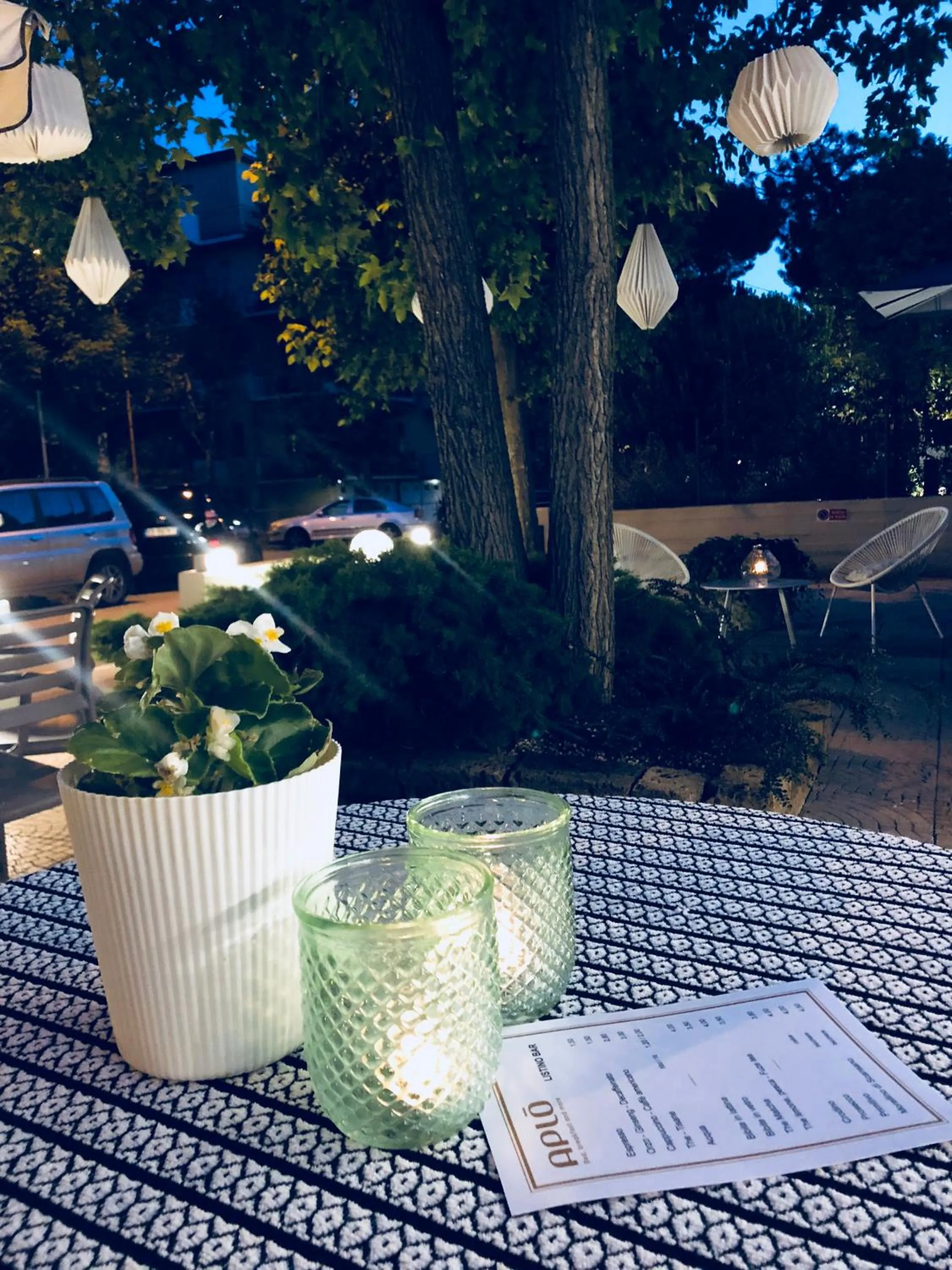 Garden in Hotel Aplo - Breakfast Experience