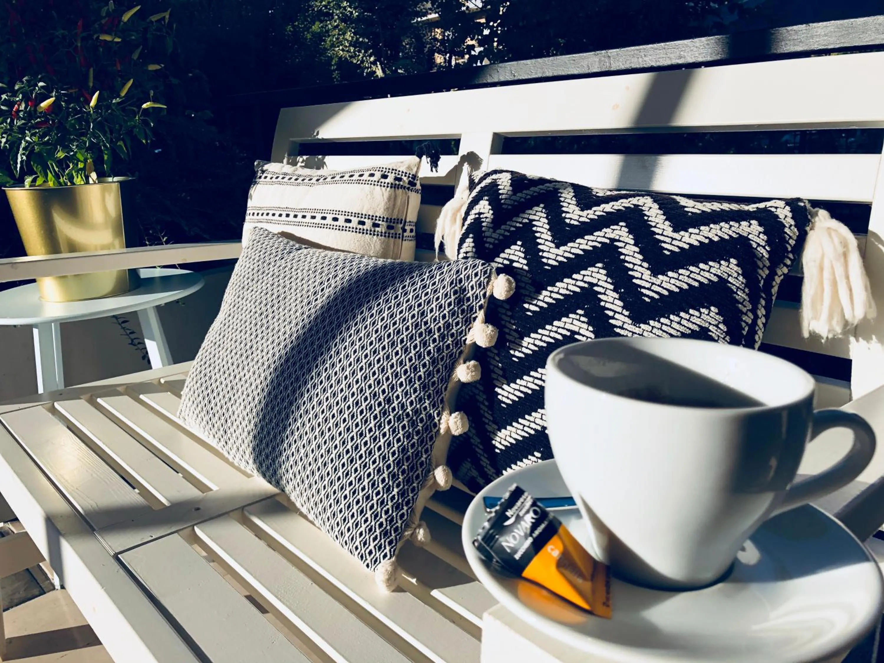 Balcony/Terrace in Hotel Aplo - Breakfast Experience