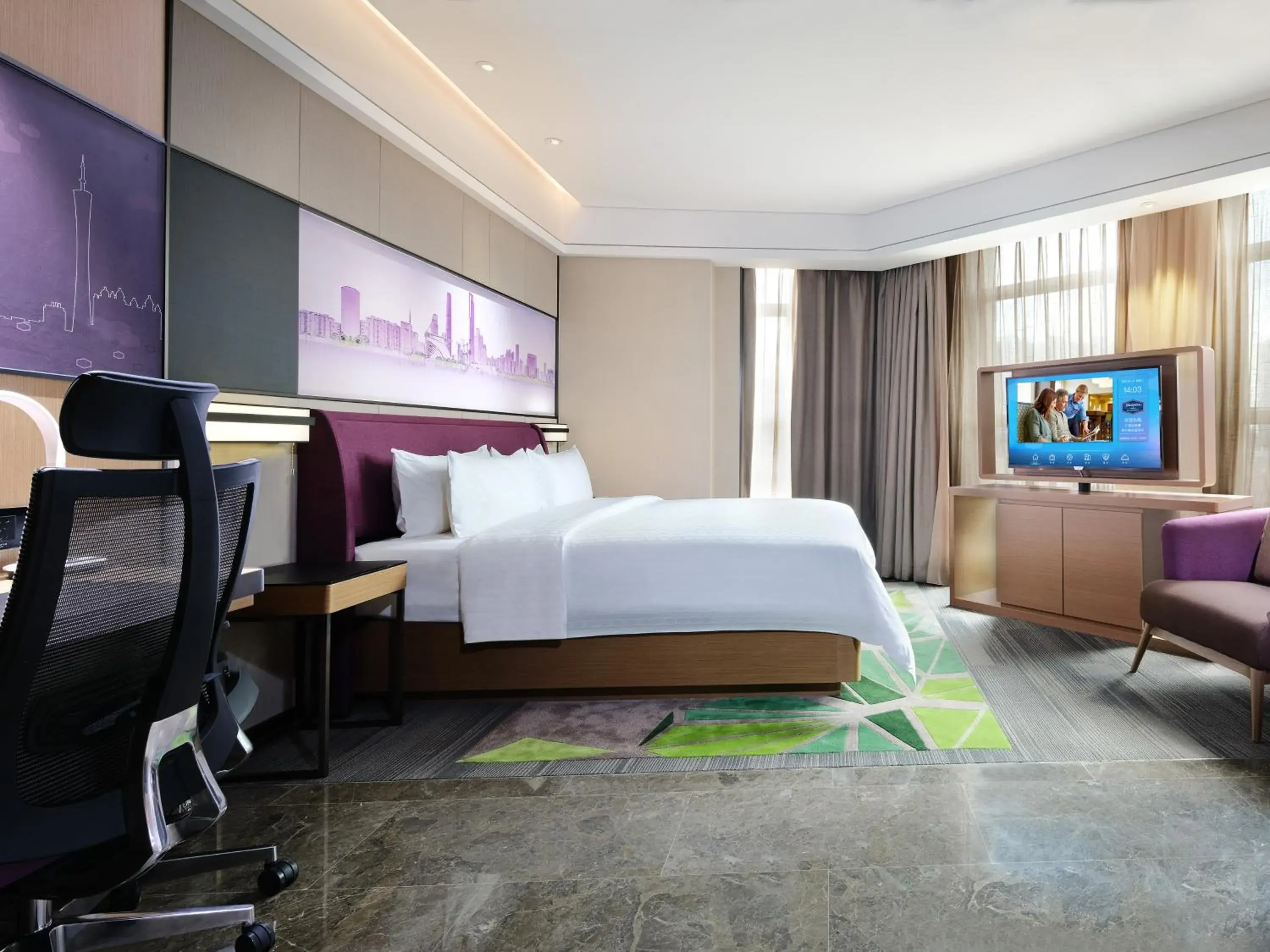 Comfort Queen Room in Hampton by Hilton Guangzhou Dongxiaonan Comfort Queen Room in Hampton by Hilton Guangzhou Dongxiaonan