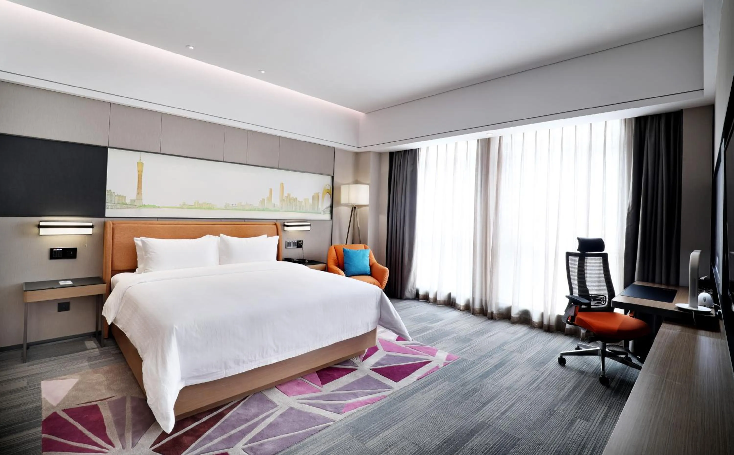 Bed in Hampton by Hilton Guangzhou Dongxiaonan