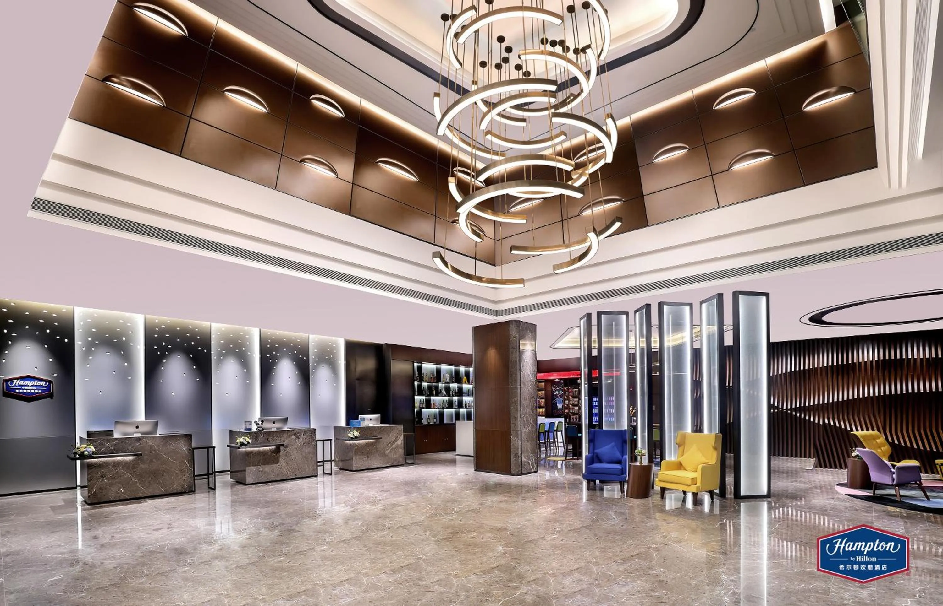 Lobby or reception in Hampton by Hilton Guangzhou Dongxiaonan
