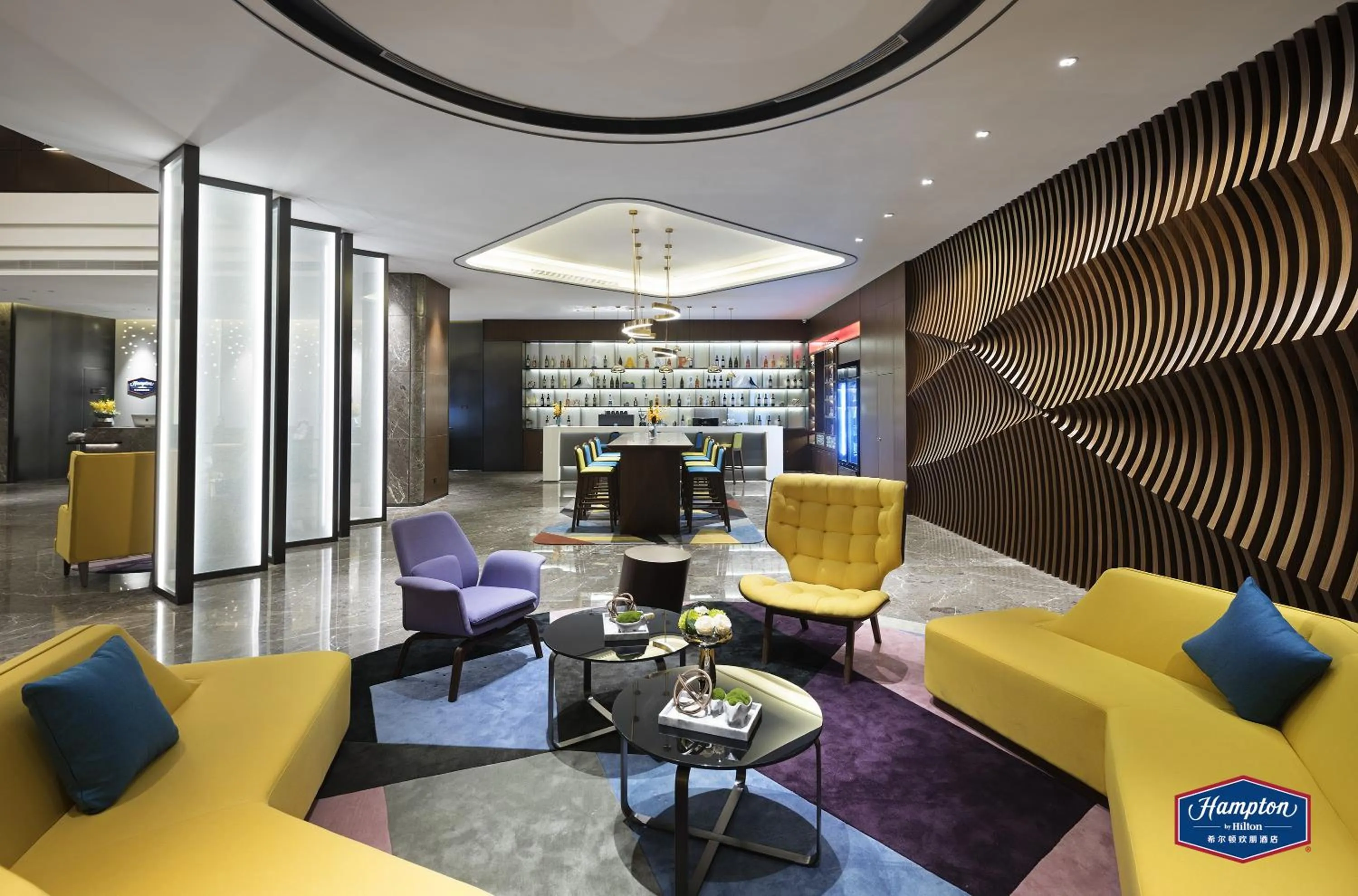 Seating area in Hampton by Hilton Guangzhou Dongxiaonan