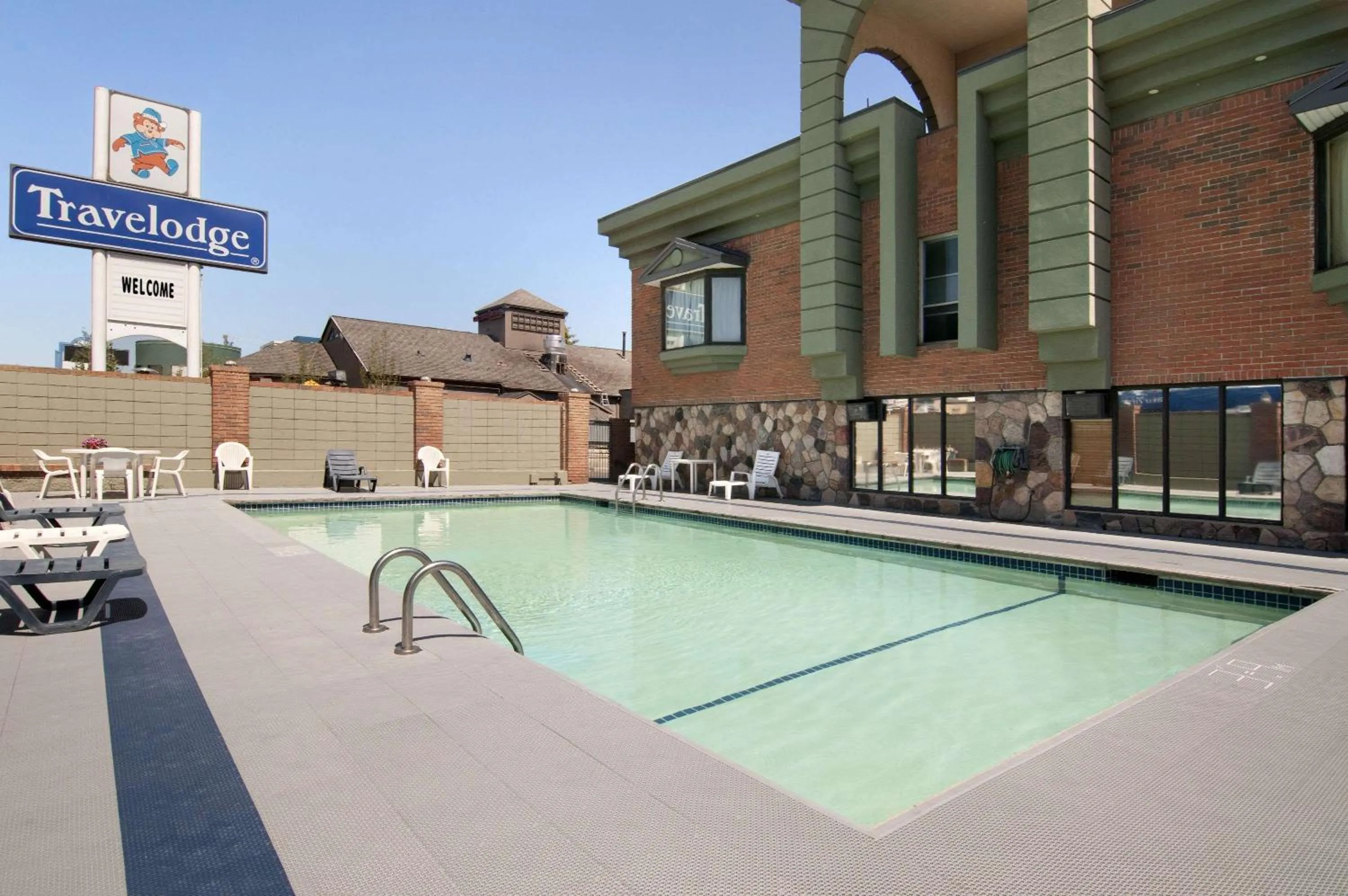 Pool view in Travelodge by Wyndham Calgary South