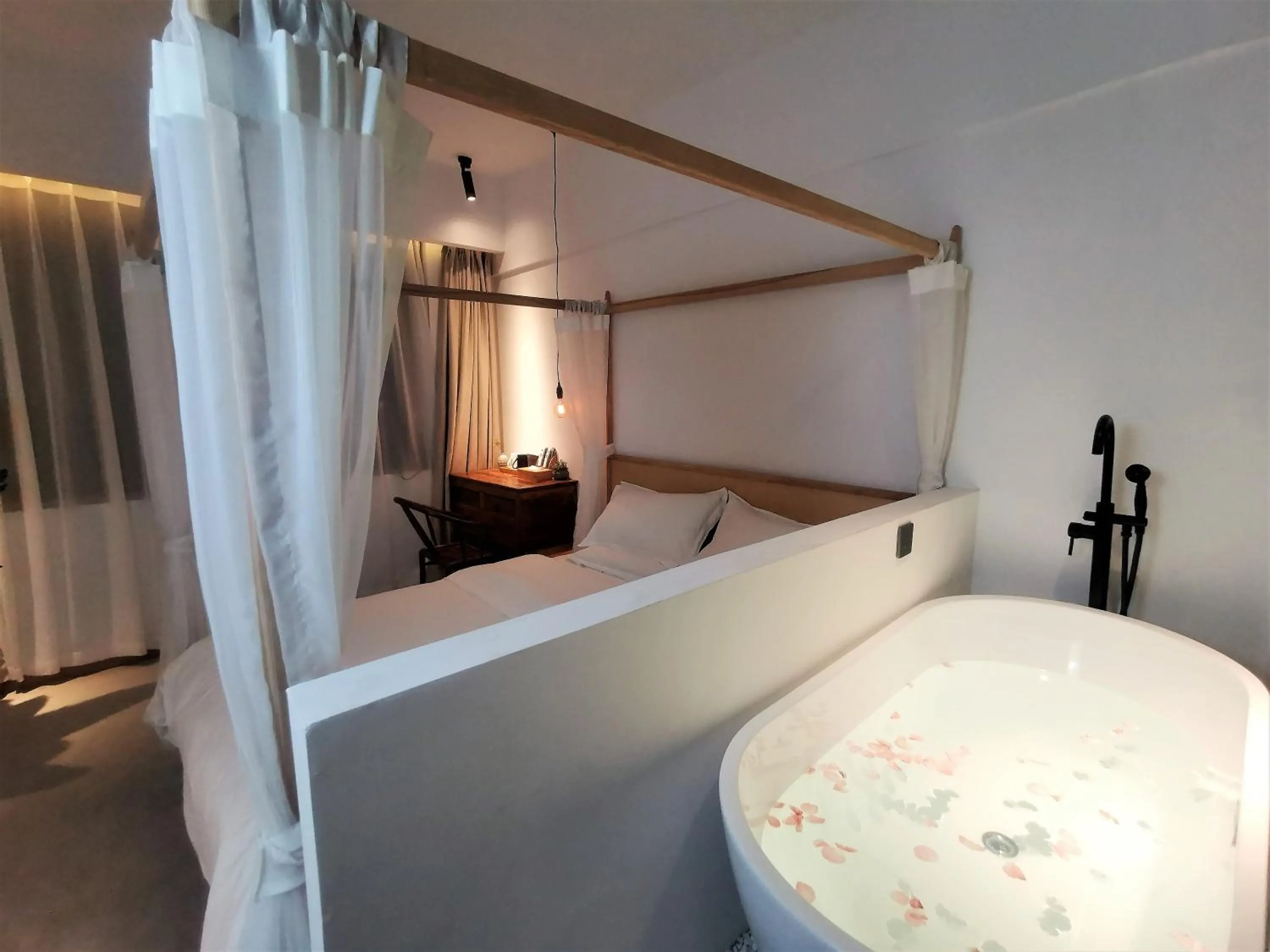 Bed in Moonlight Hotel