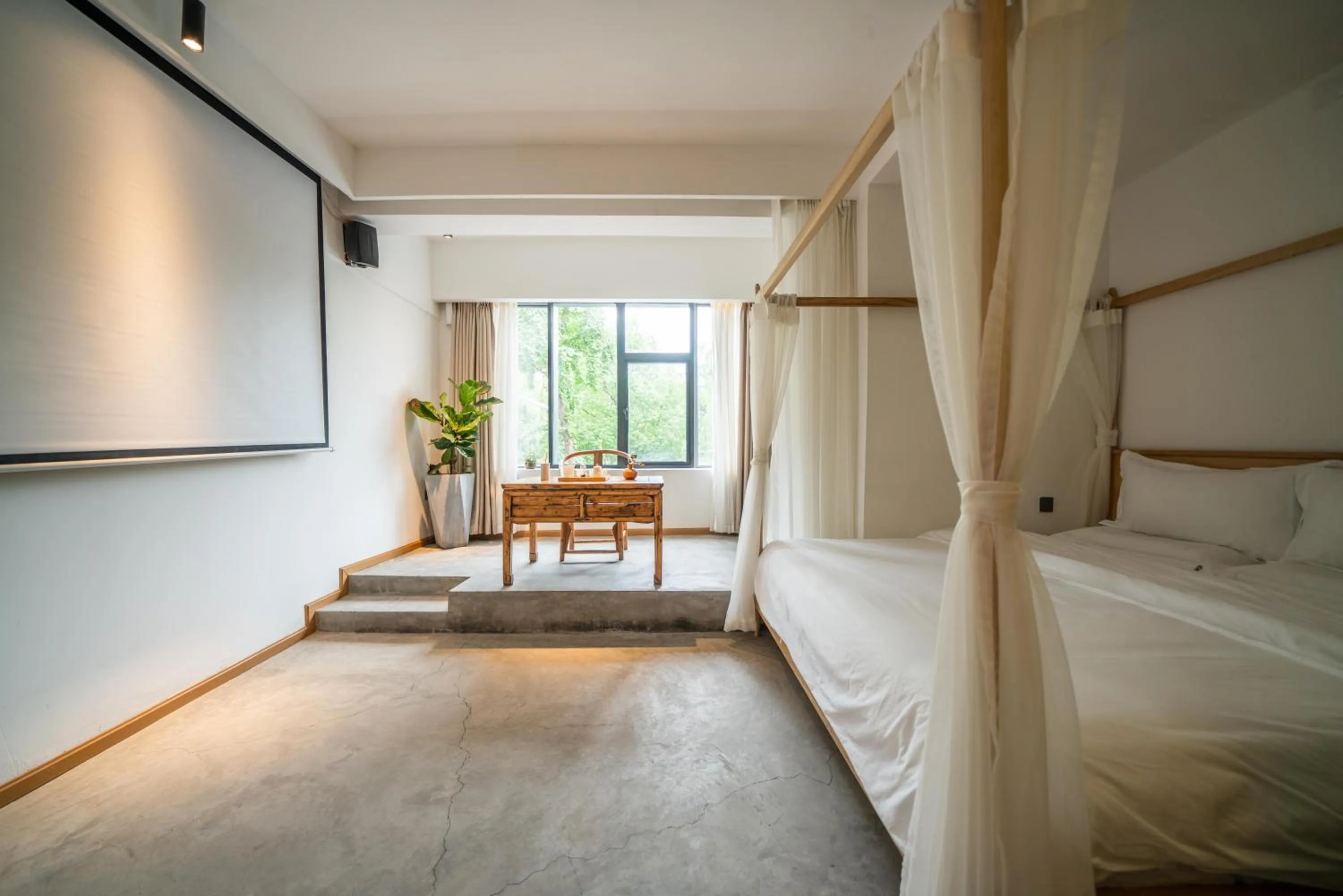 Bed in Moonlight Hotel