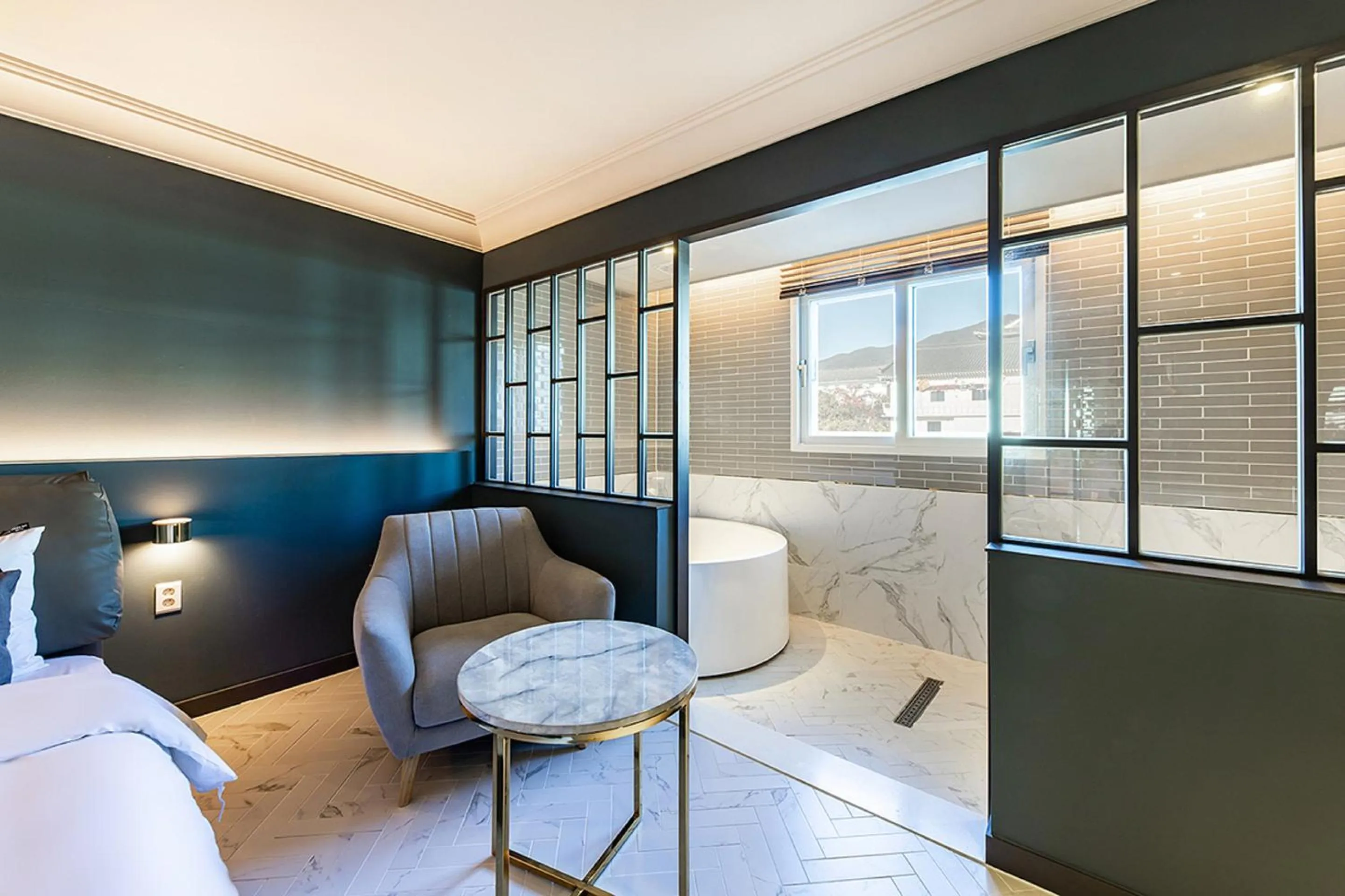 Bed in Brown Dot Hotel Gyeongju