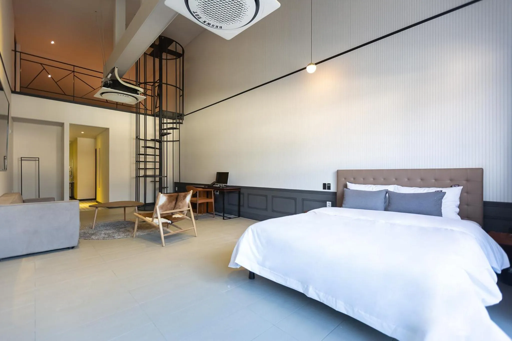 Bed in Brown Dot Hotel Gyeongju