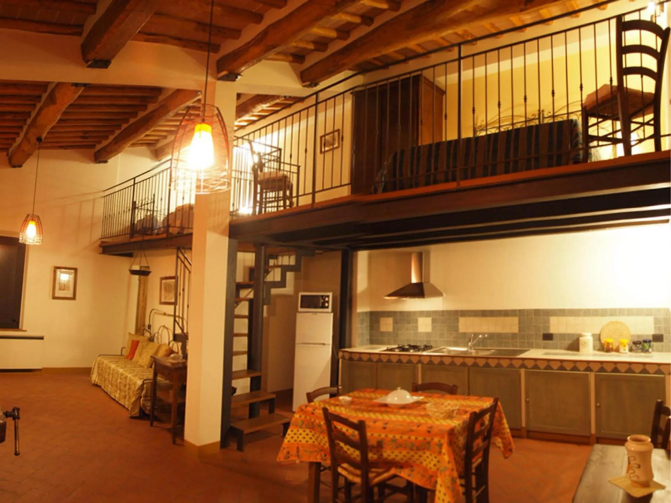 Photo of the whole room in La Fornace di San Galgano