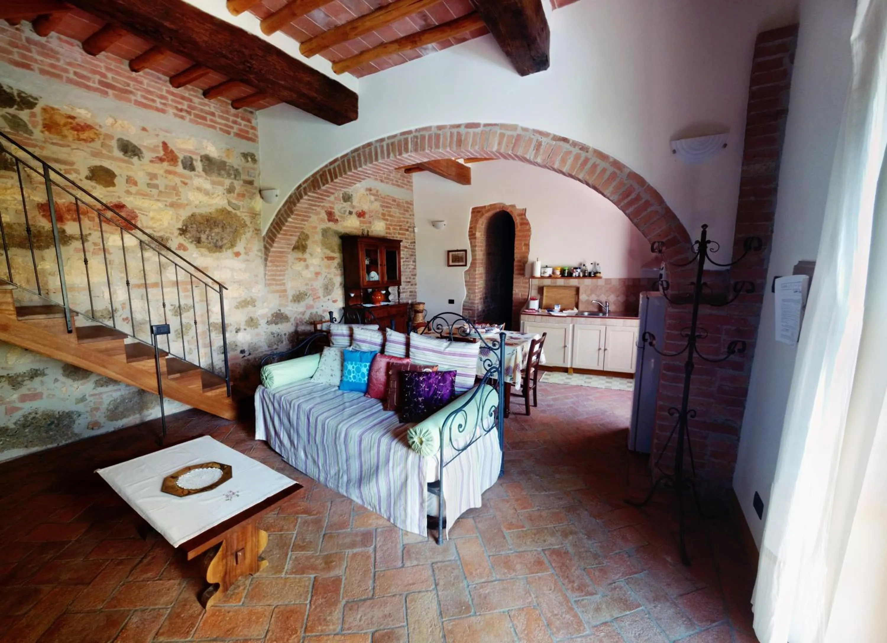 Kitchen or kitchenette in La Fornace di San Galgano