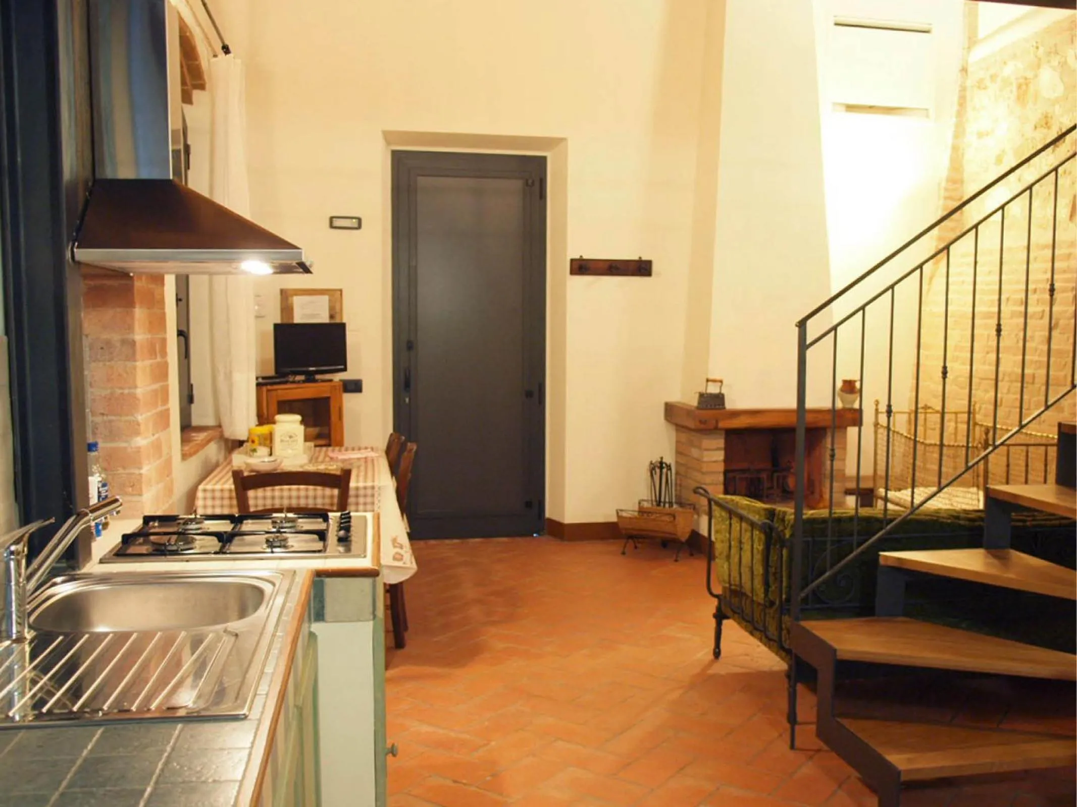 Kitchen or kitchenette in La Fornace di San Galgano