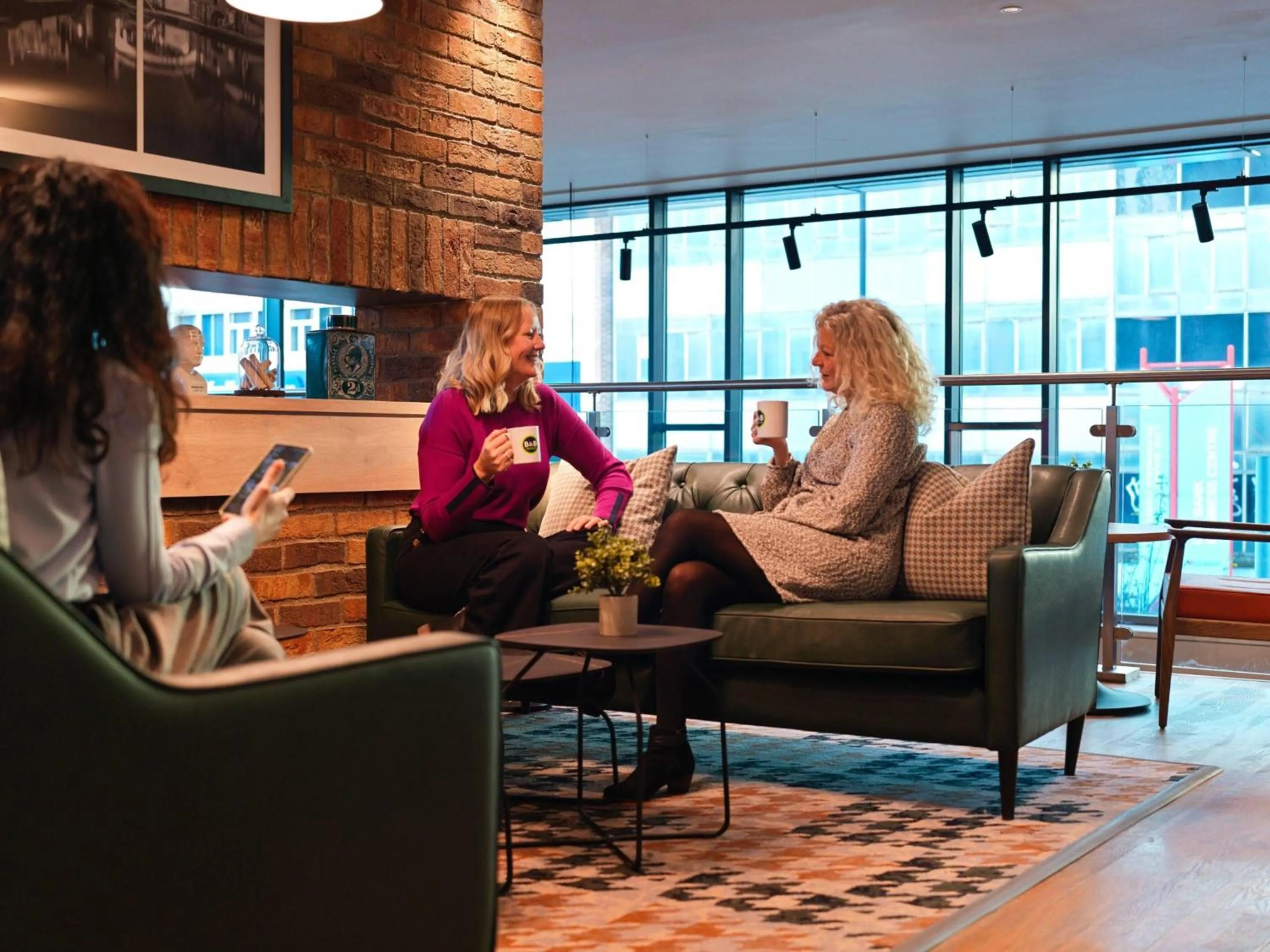 Lobby or reception in B&B HOTEL Birmingham Centre