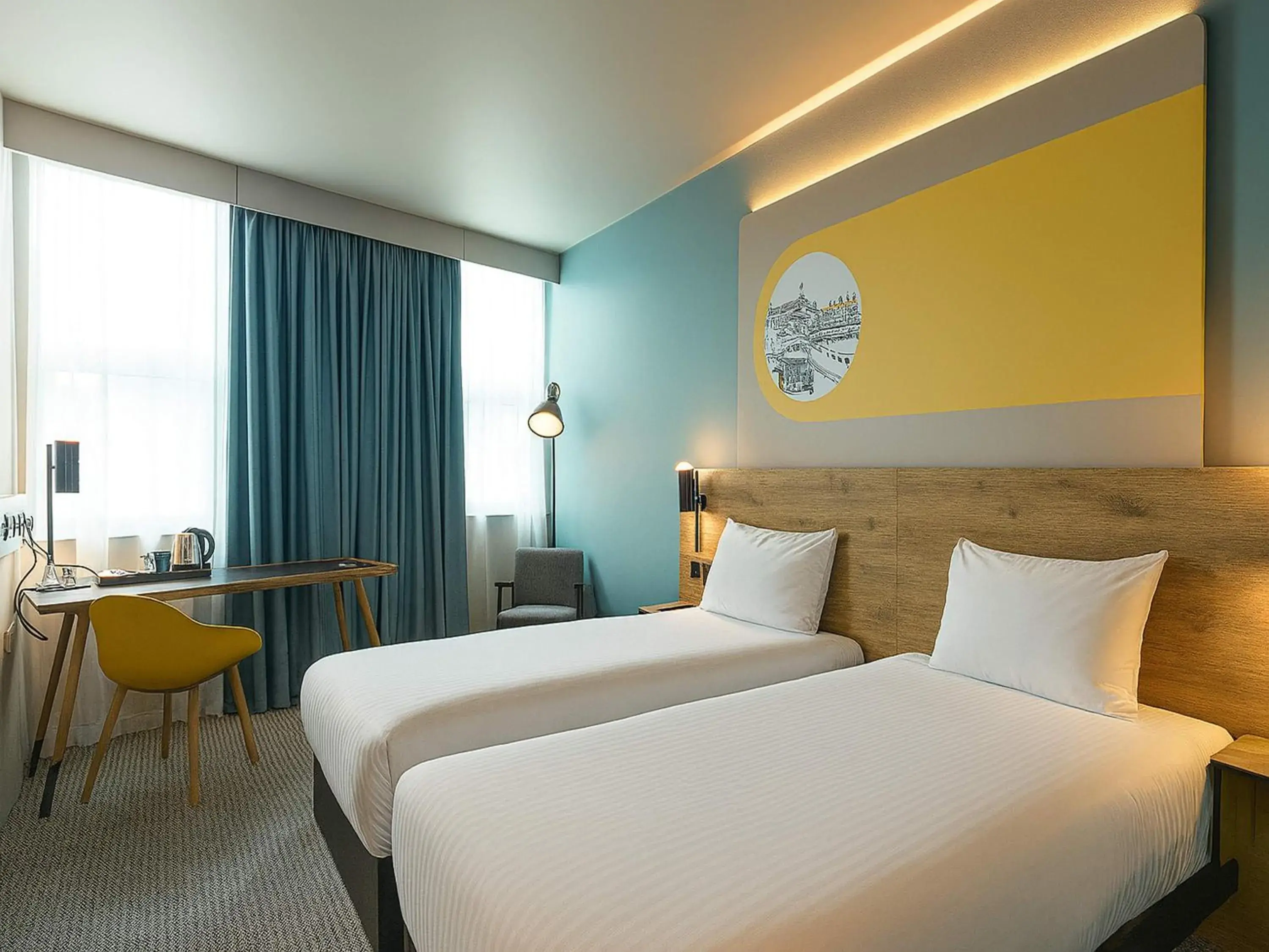 Twin Room in B&B HOTEL Birmingham Centre Twin Room in B&B HOTEL Birmingham Centre