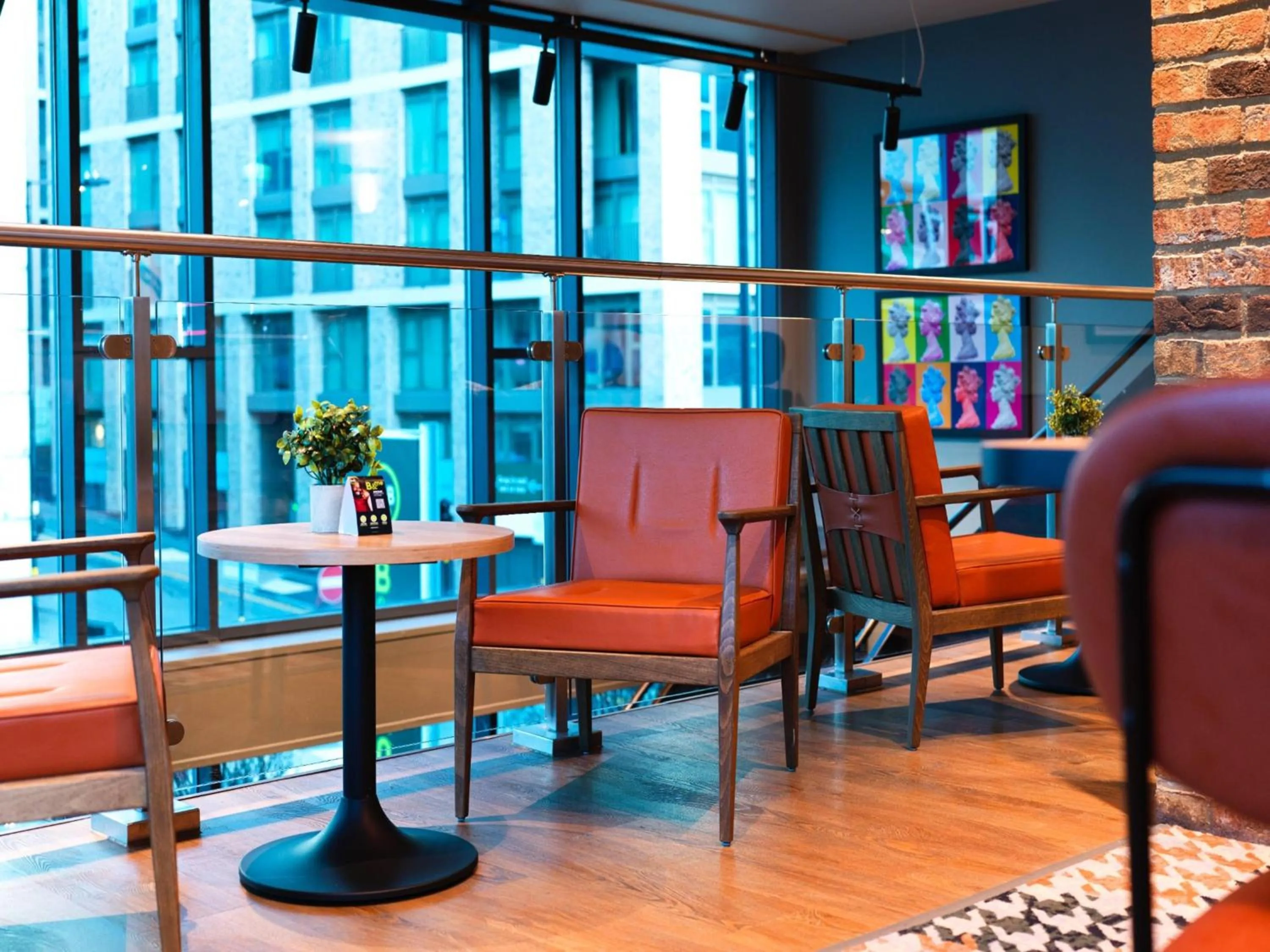 Lobby or reception in B&B HOTEL Birmingham Centre