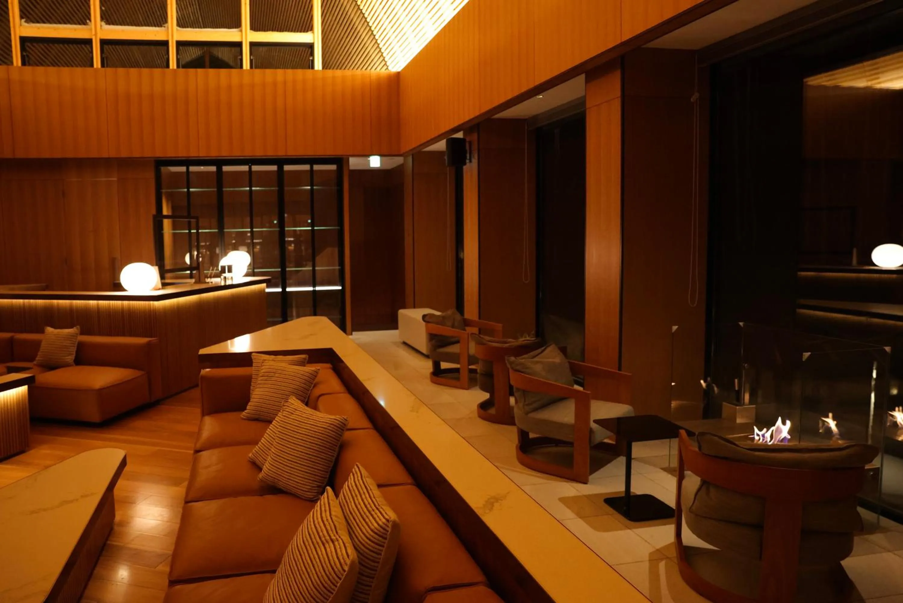 Communal lounge/ TV room in Andaru Collection Niseko