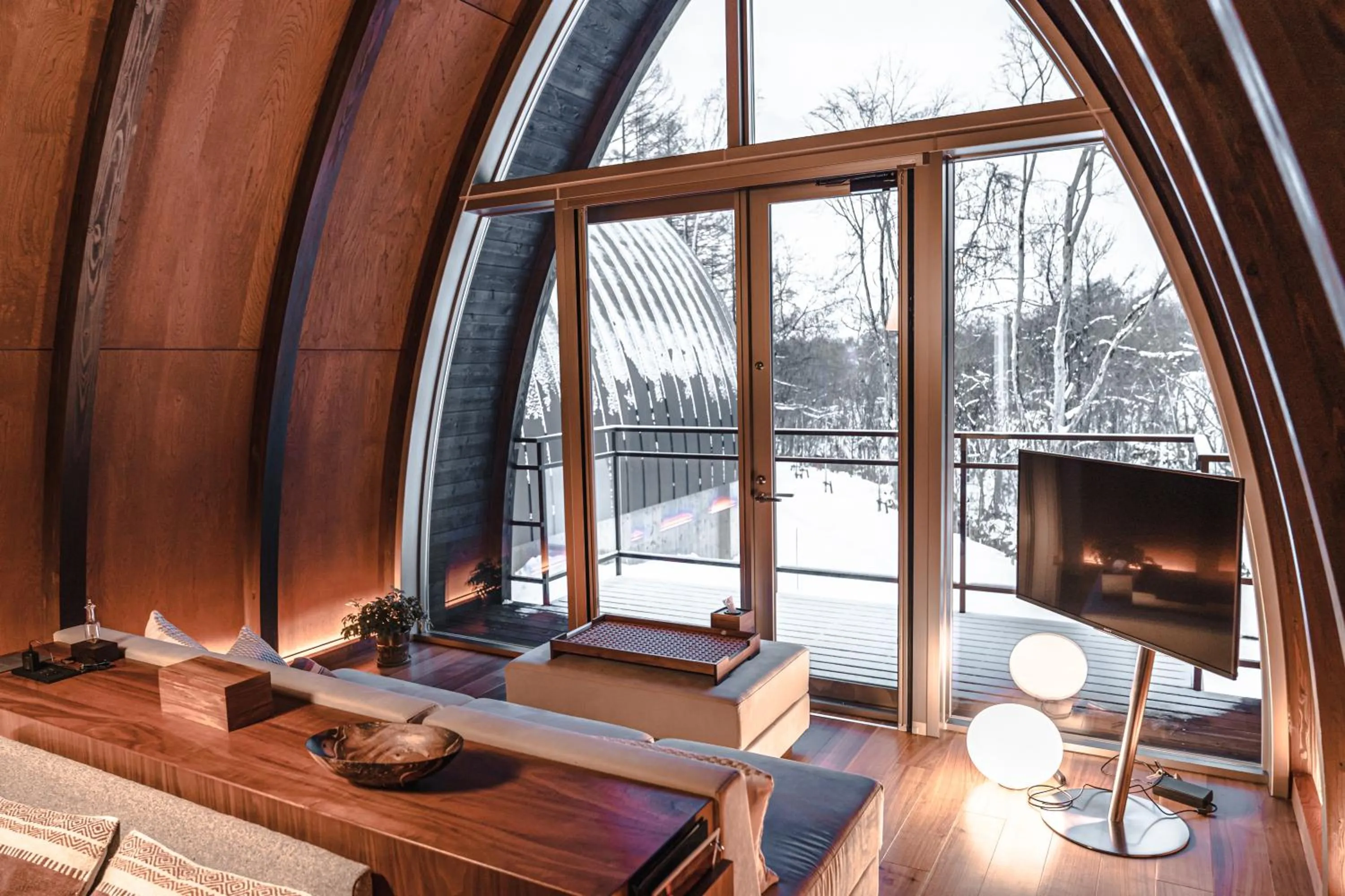 Living room in Andaru Collection Niseko