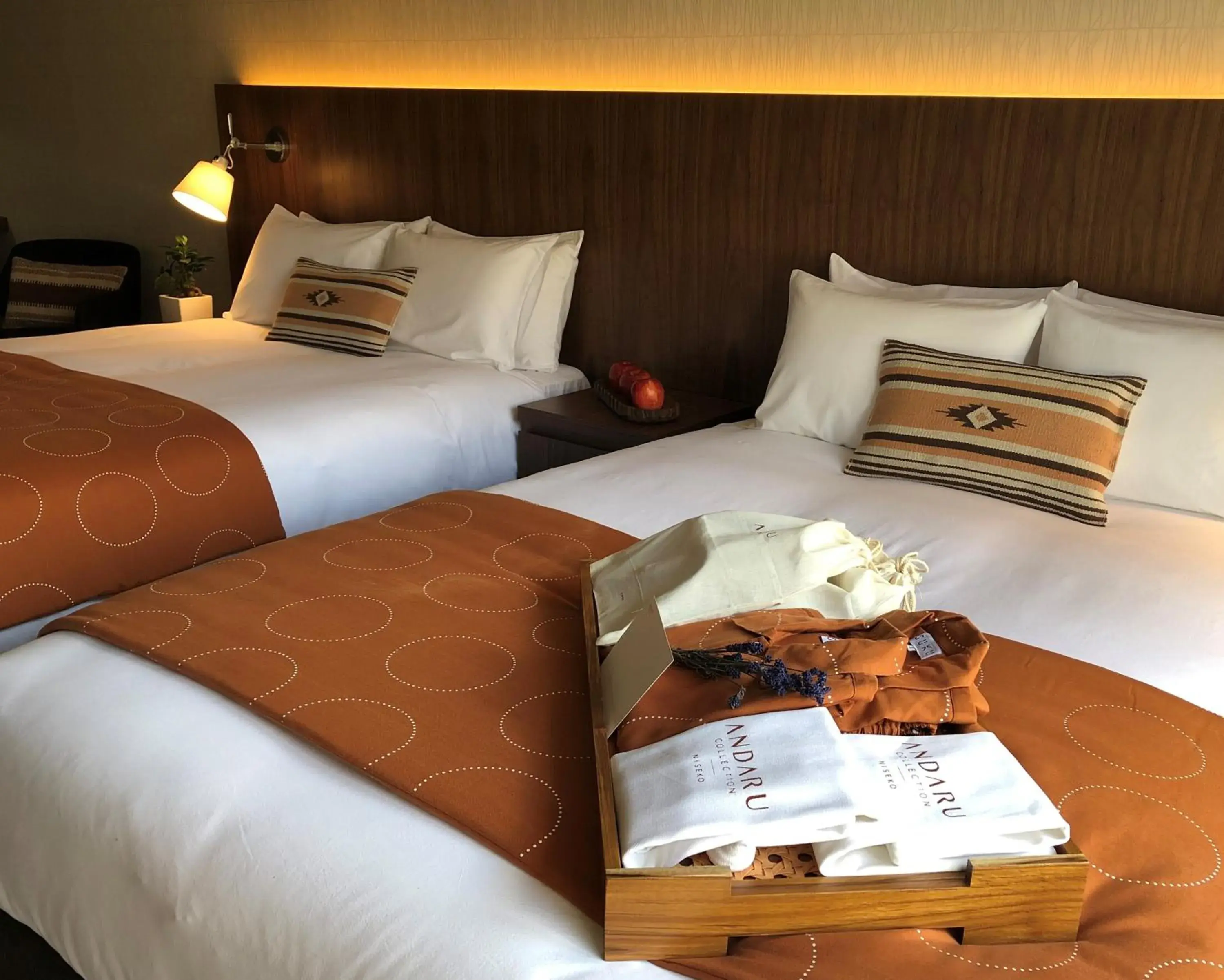 Bed in Andaru Collection Niseko Bed in Andaru Collection Niseko