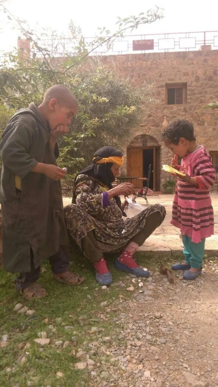People in Auberge Le Festival Todra Gorge