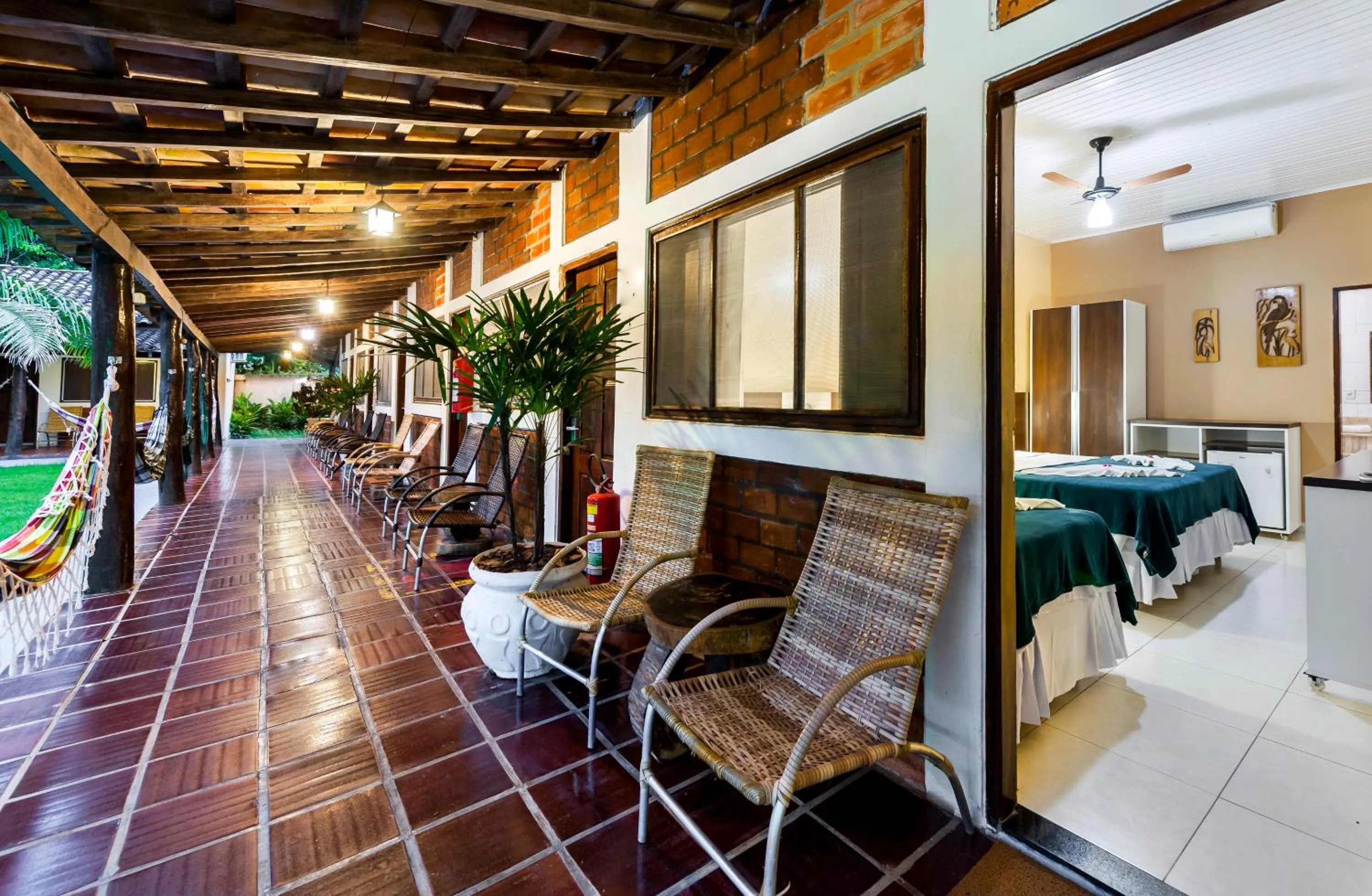 Patio in Pousada Piuval