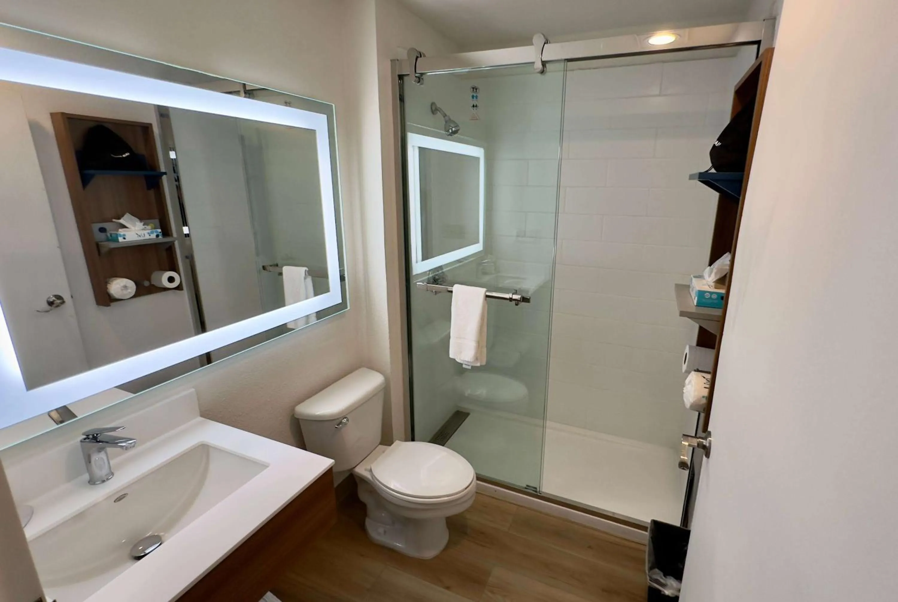 Bathroom in Microtel Inn & Suites by Wyndham Denver Airport