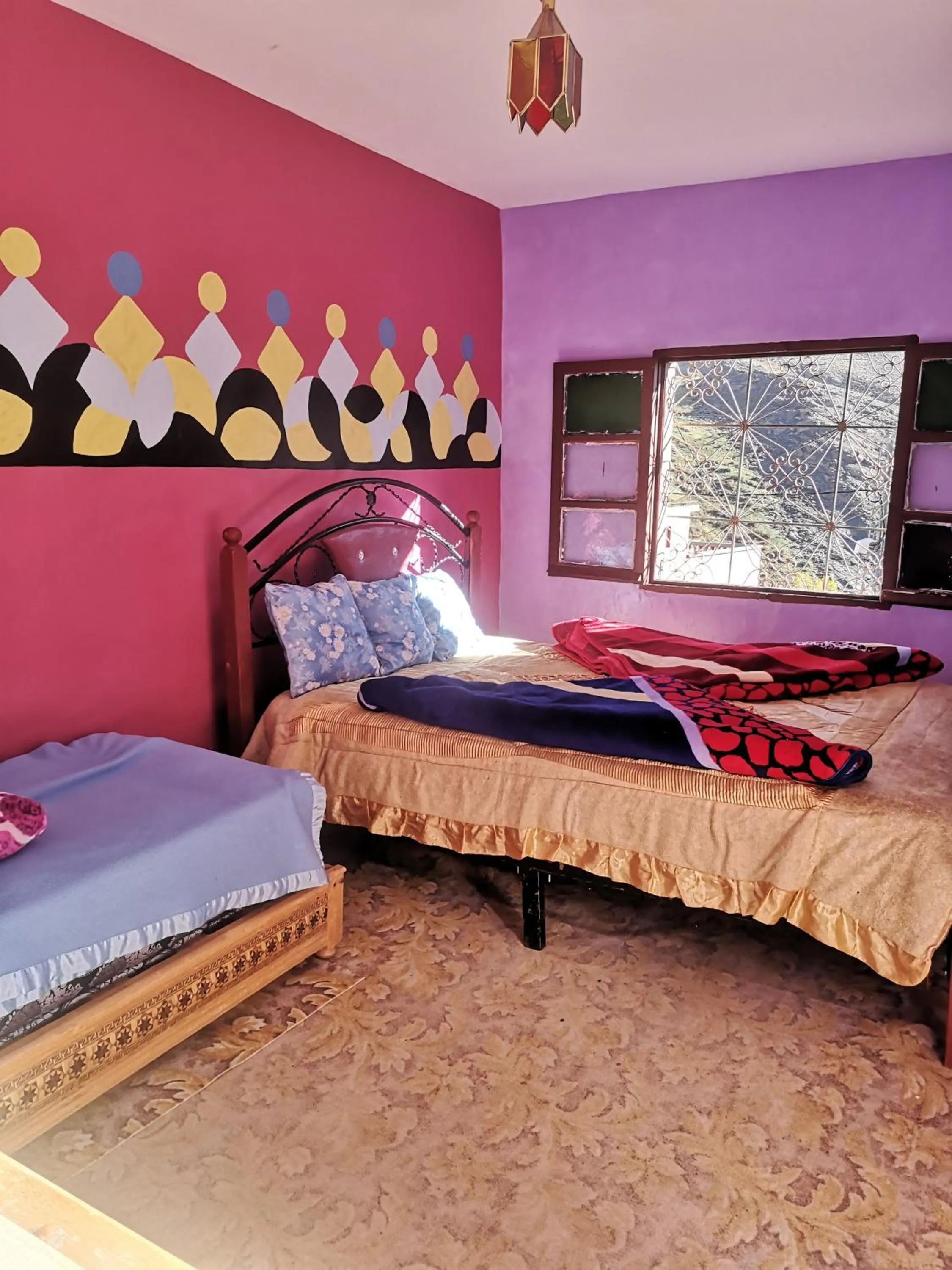 Bed in Gite Angour Tacheddirt