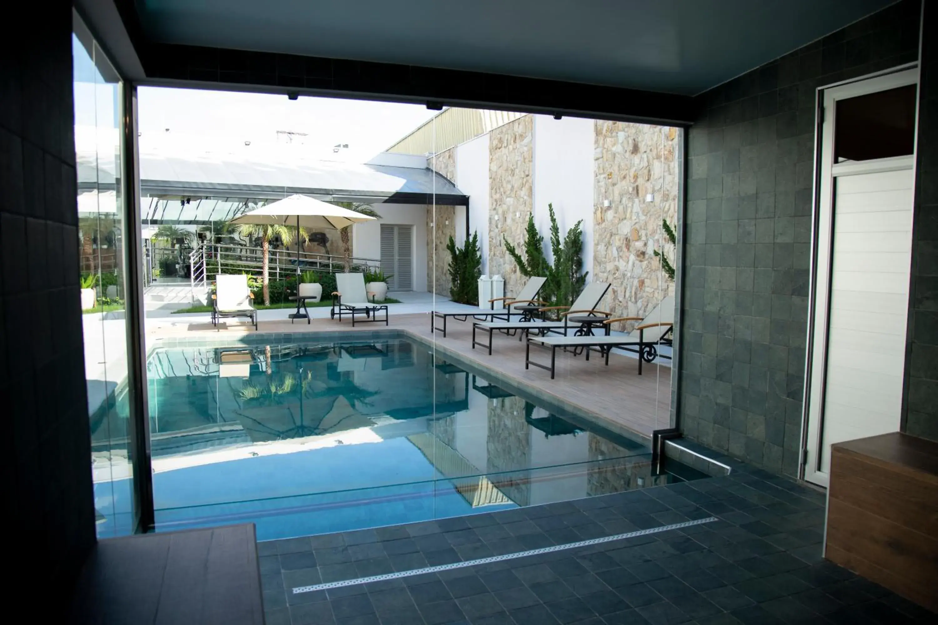 Pool view in Hotel Florença Pool view in Hotel Florença