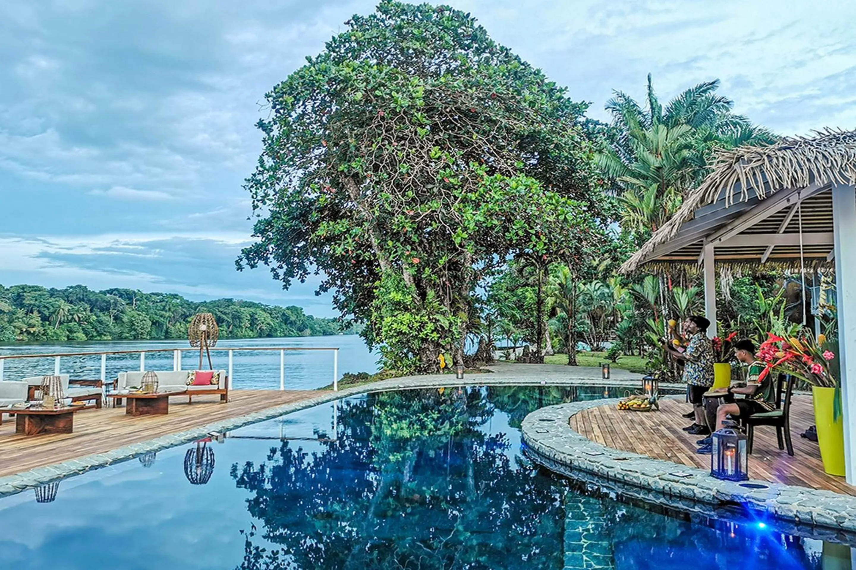 People in Tortuga Lodge