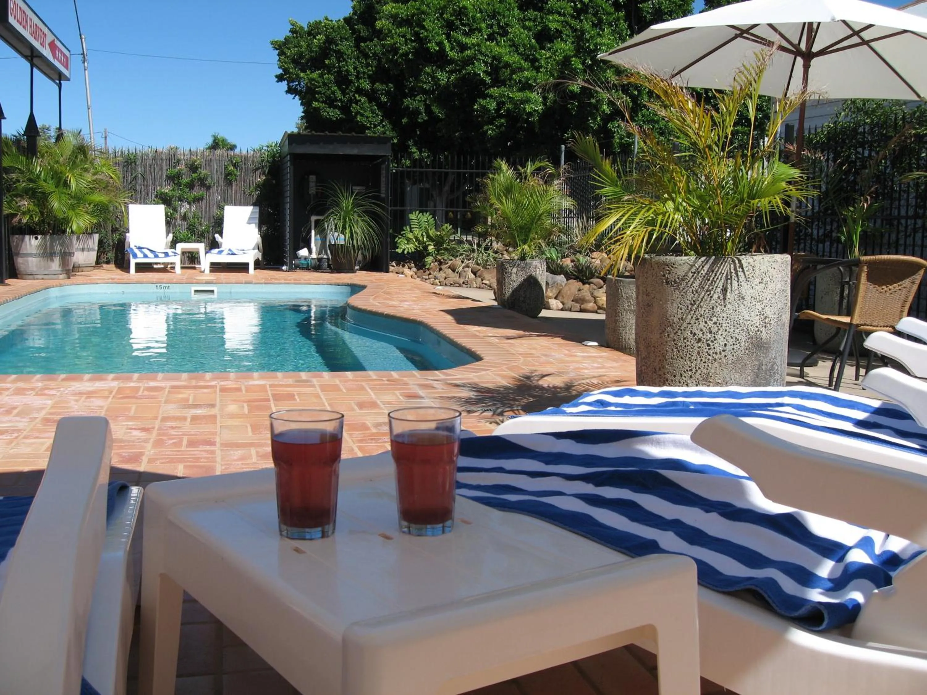 Swimming pool in Golden Harvest Motor Inn Moree
